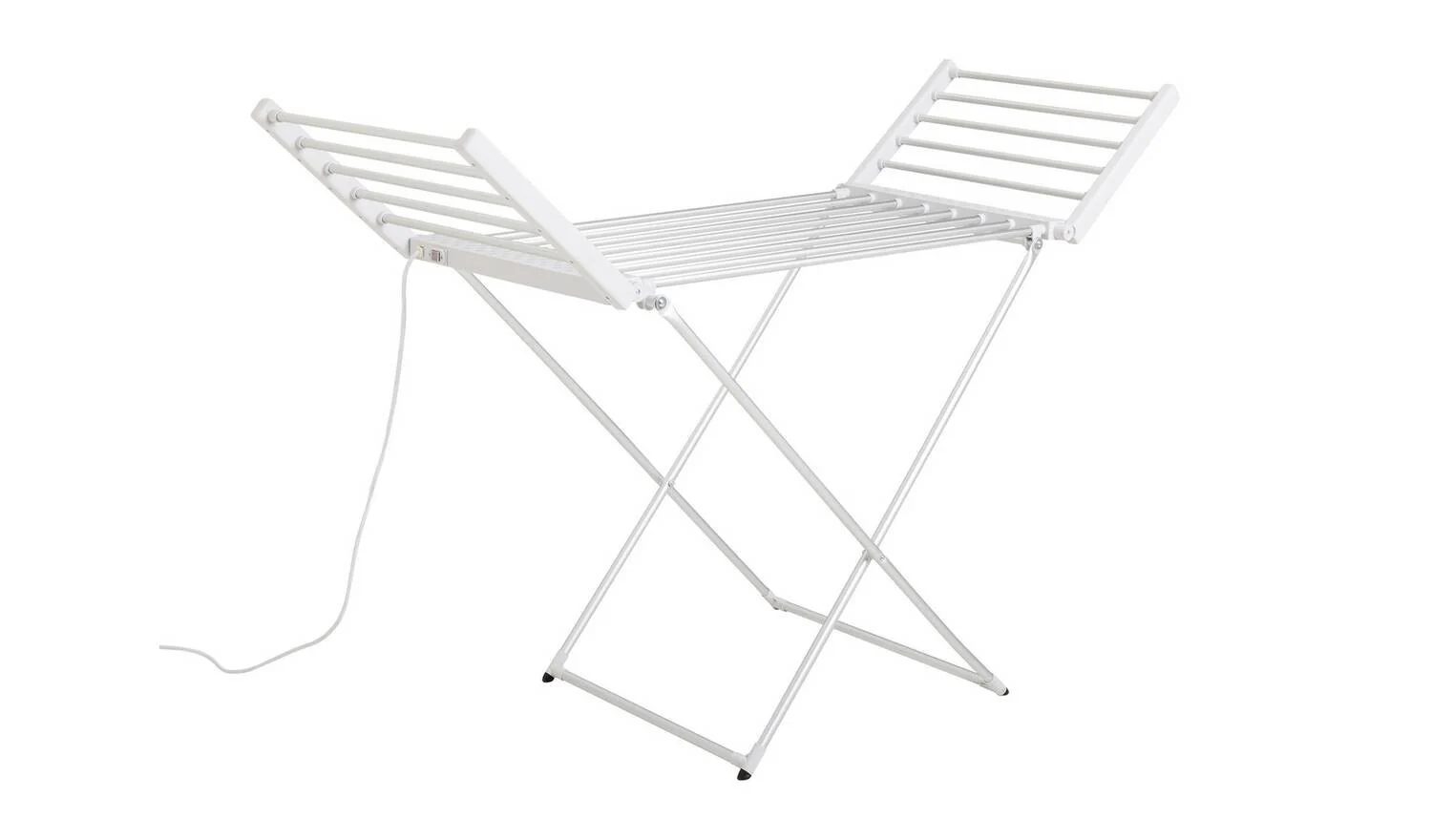 11m Heated Clothes Airer with Wings Indoor Drying Rack Energy Saving - Image 3