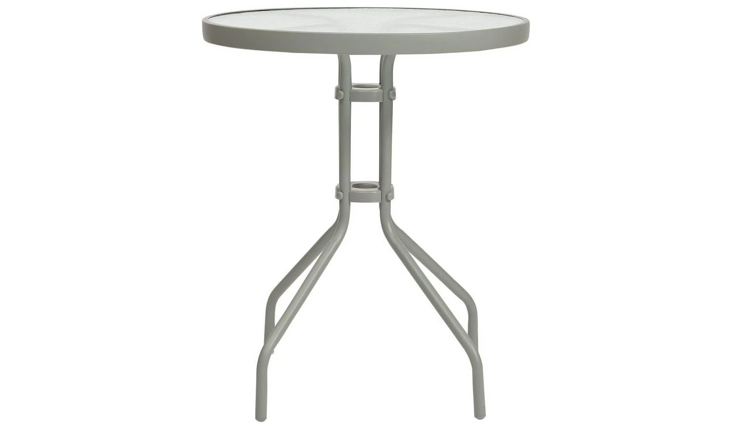 2 Seater Rattan Effect Garden Bistro Set Grey Patio Furniture Outdoor - Image 4