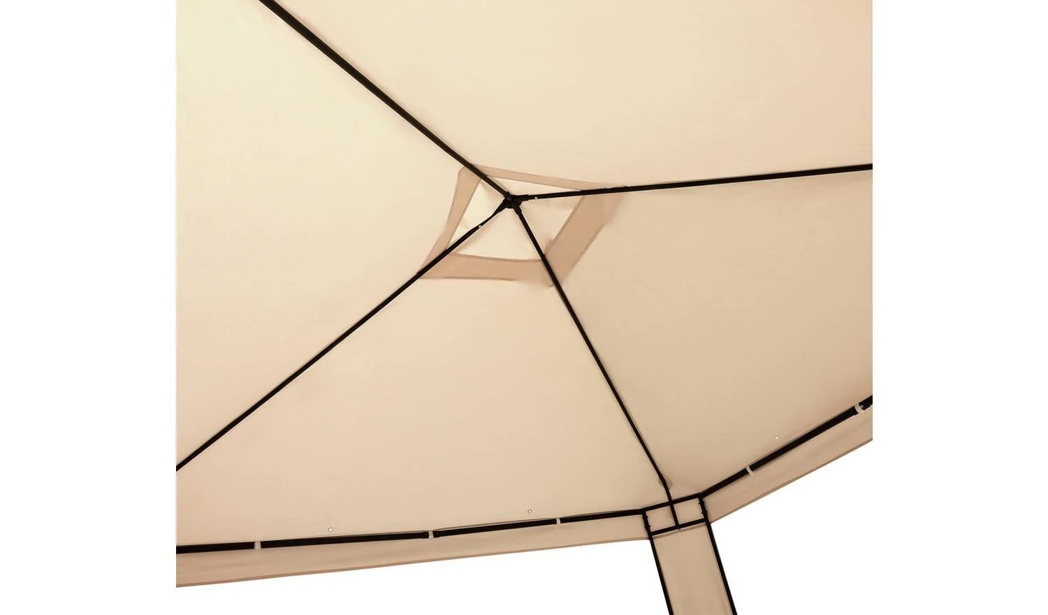 3m x 3m Garden Gazebo Cream Pop Up Canopy Tent Shelter Waterproof - Image 6