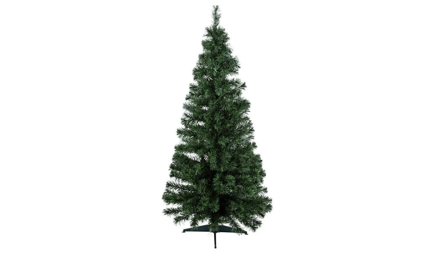 6ft Fibre Optic Christmas Tree Easy Assembly Realistic Branches