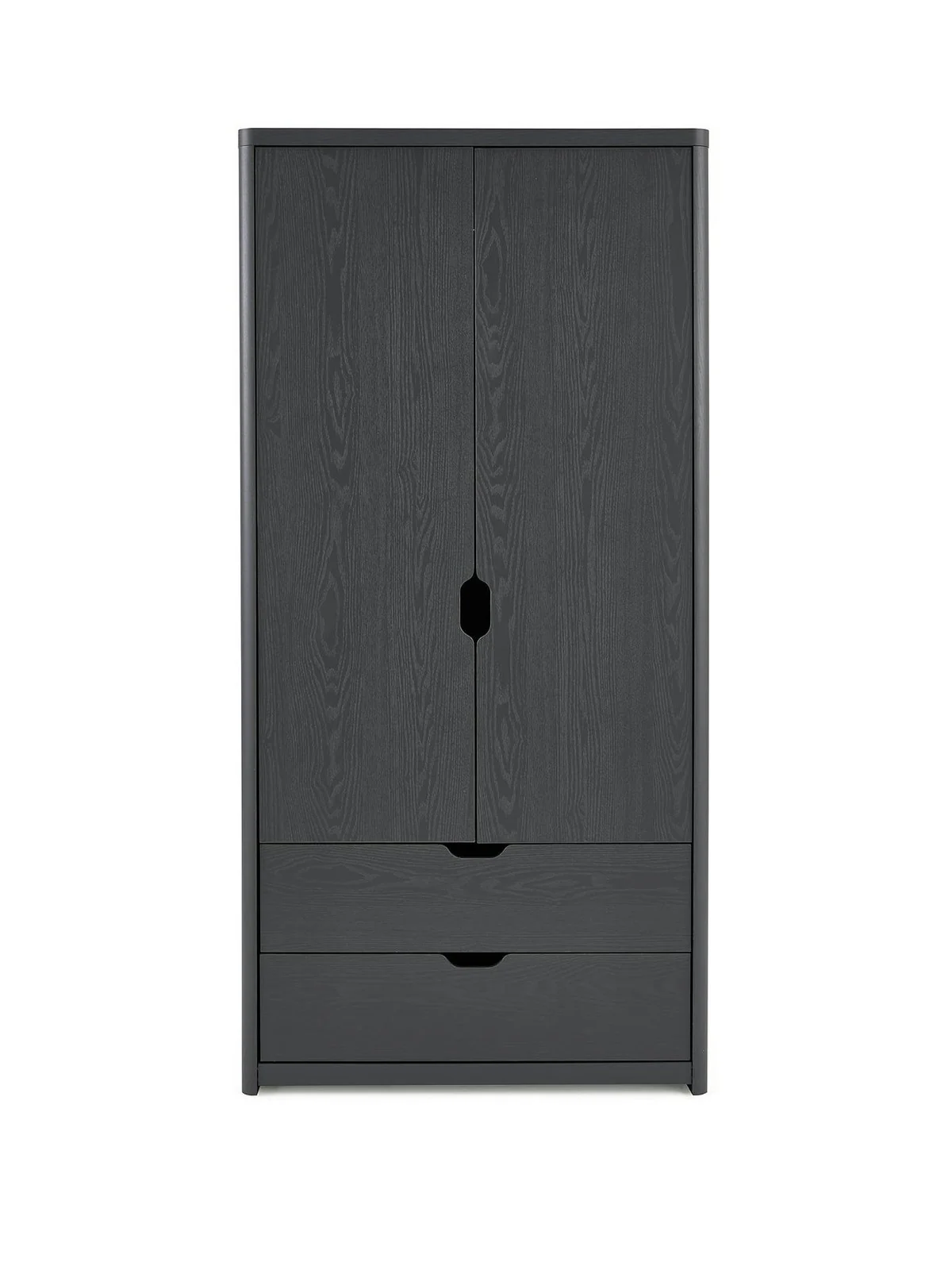 Aspen 2 Door 2 Drawer Wardrobe Dark Grey Oak | Kids & Teen Storage - Image 2