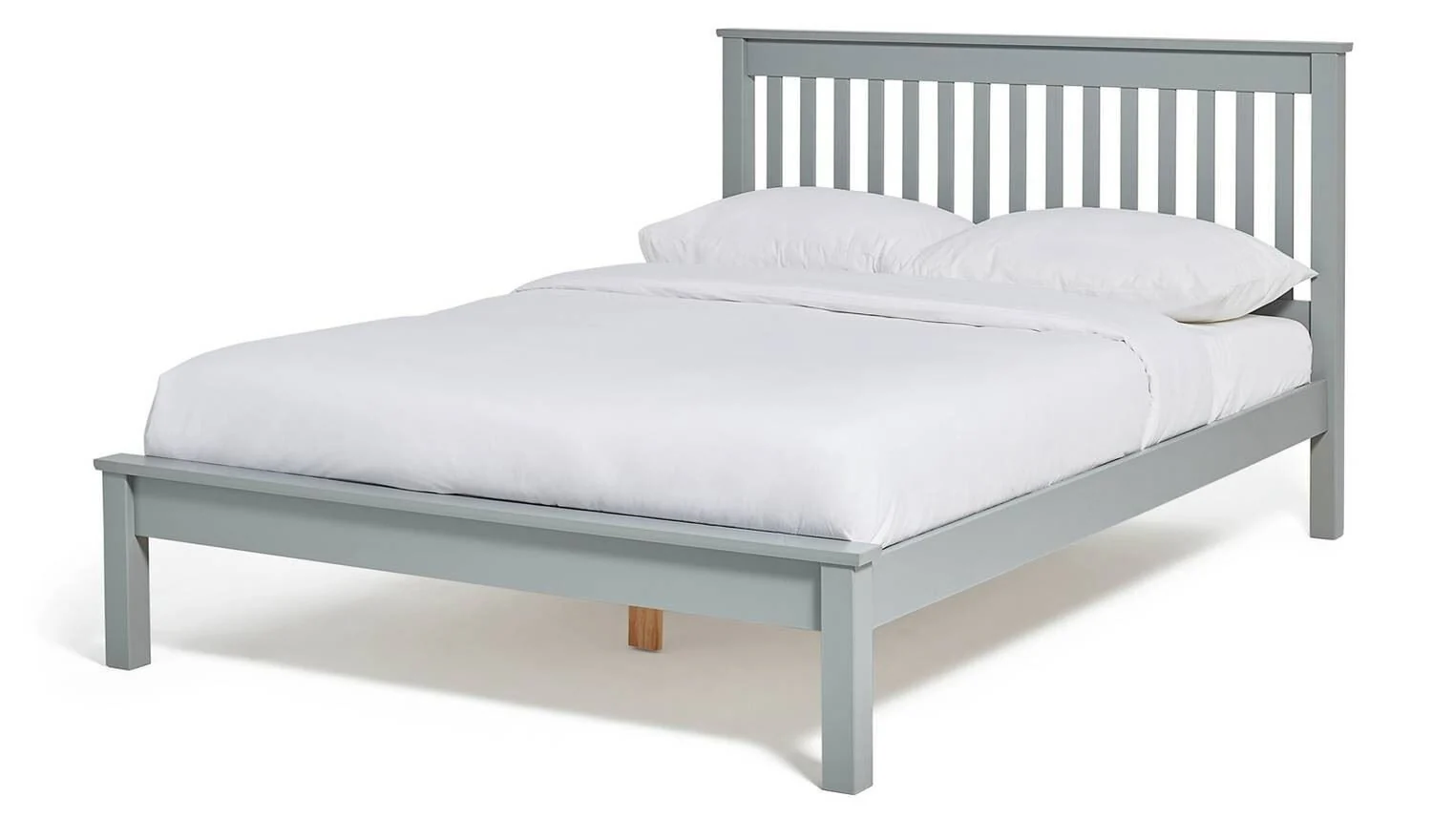 Aspley Kingsize Wooden Bed Frame Grey Durable and Stylish Bedroom Decor