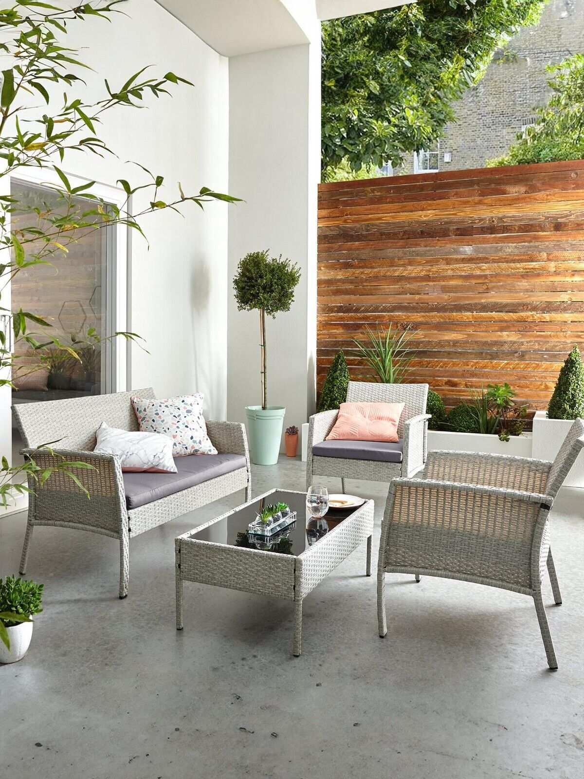 Athens Sofa Set Garden Furniture Stylish Comfortable Outdoor Seating Solution - Image 2
