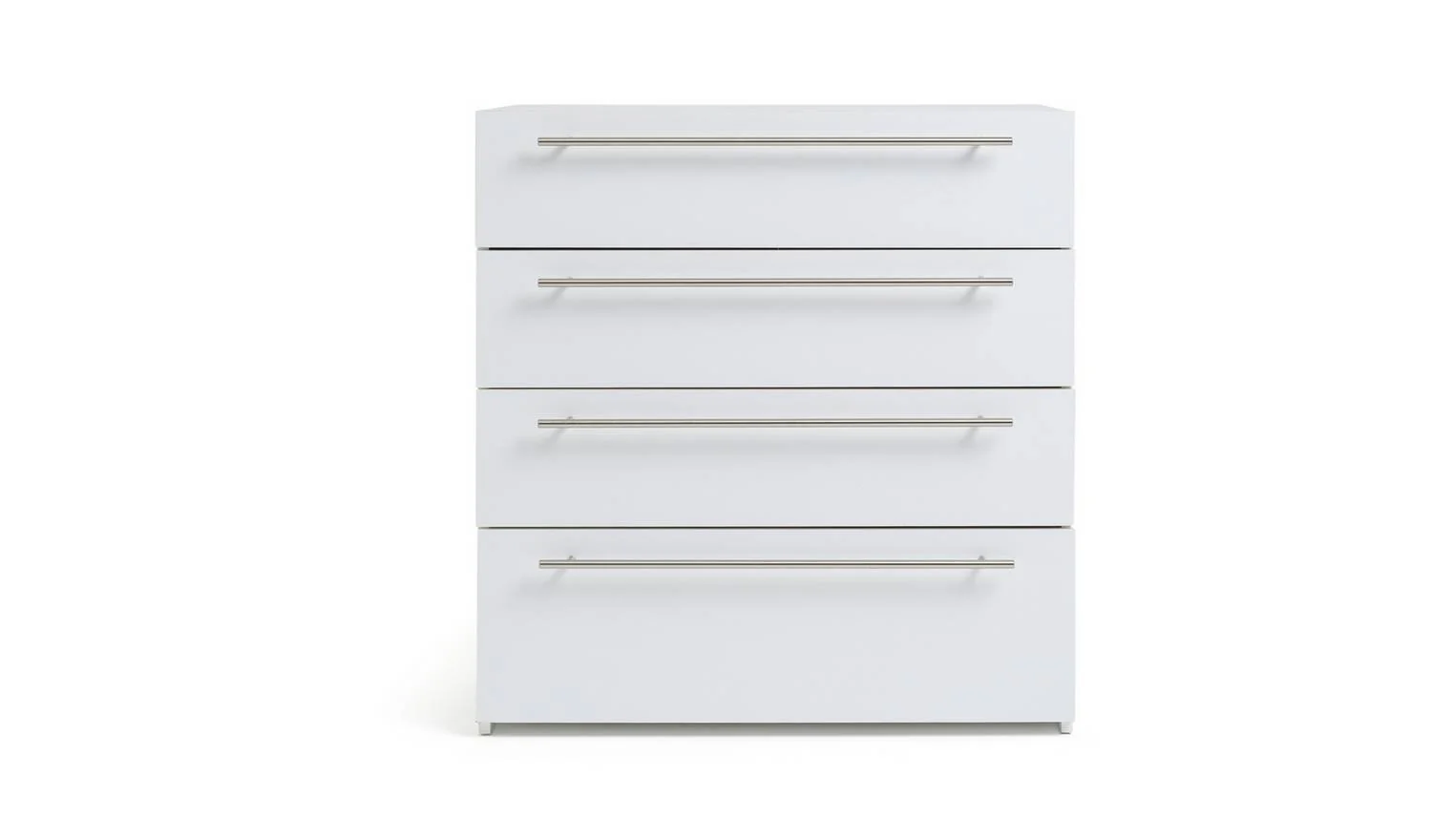 Atlas 4 Drawer Chest White For Bedroom Hallway Living Room Storage - Image 7
