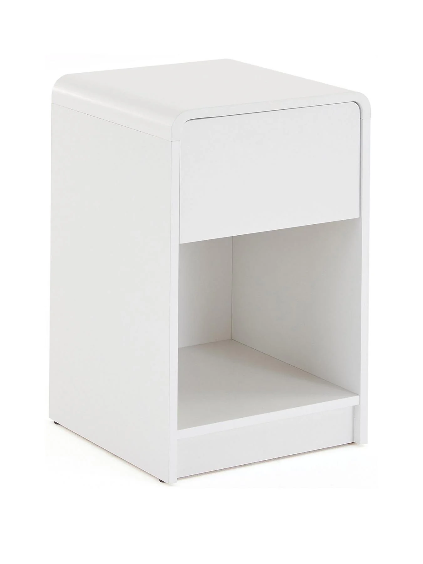 Bailey Kids Bedside Table White Childrens Bedroom Furniture Nightstand - Image 3