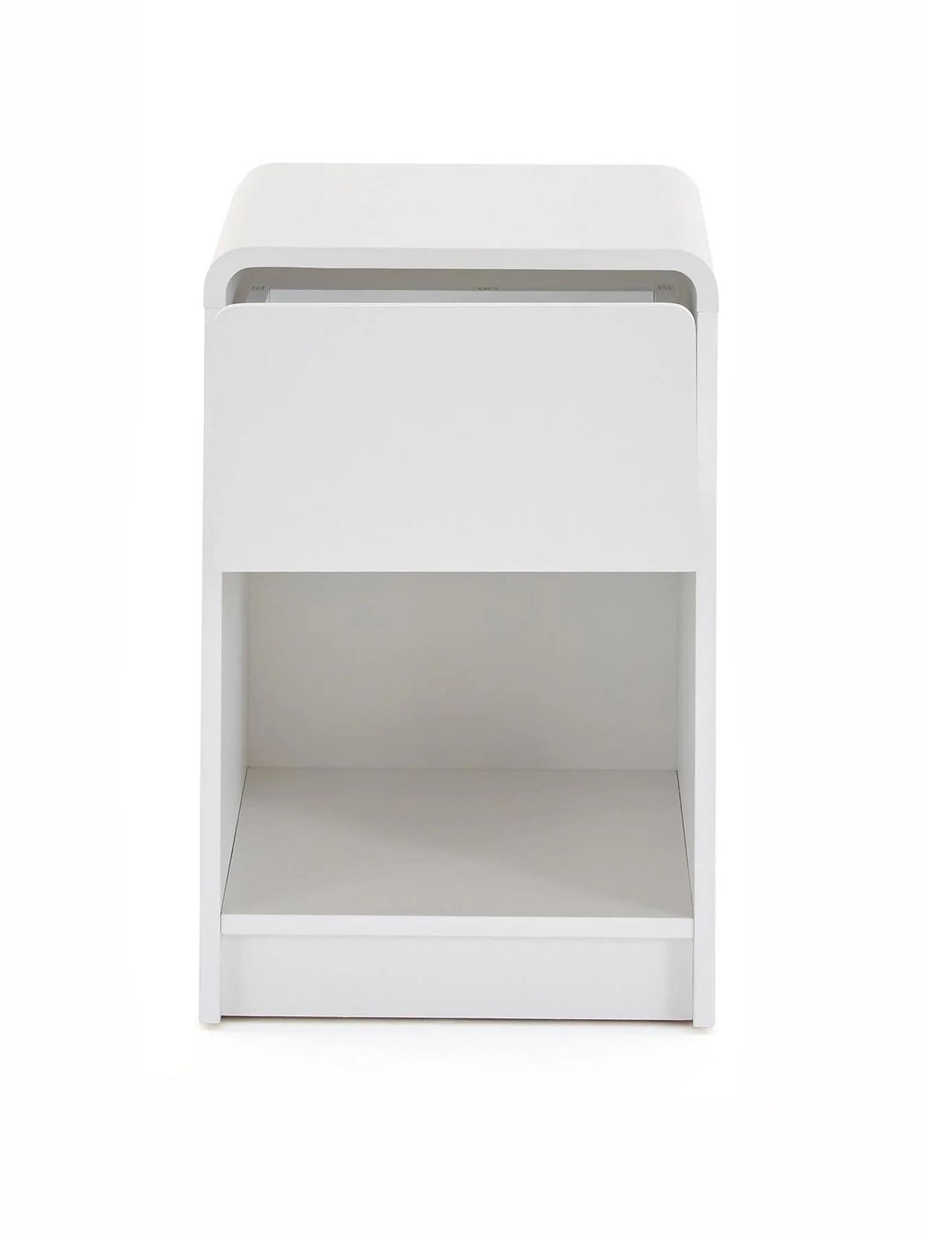 Bailey Kids Bedside Table White Childrens Bedroom Furniture Nightstand - Image 4