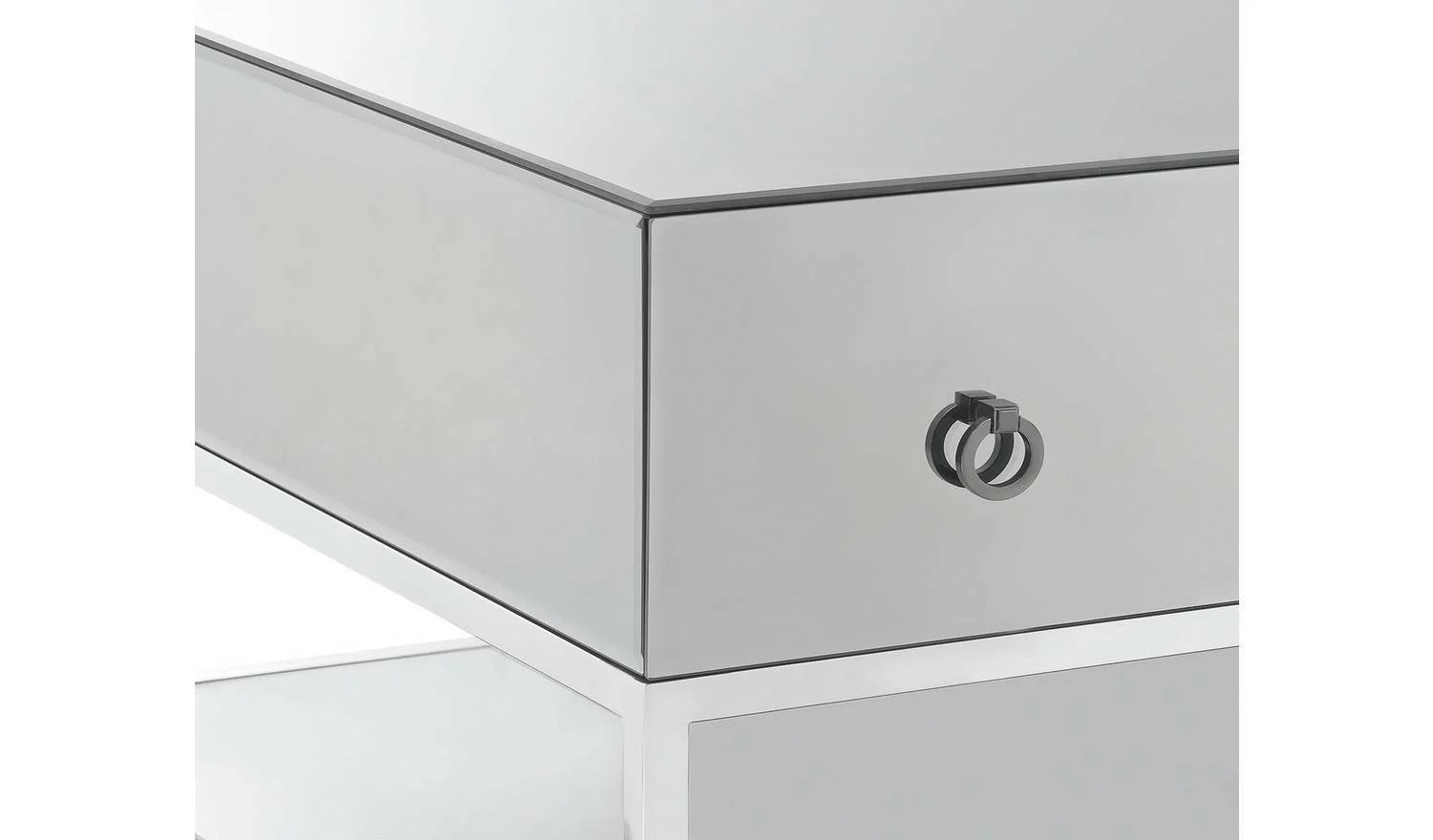 Bianco Smoked Mirror Coffee Table Elegant and Reflective Centerpiece Living Room - Image 6