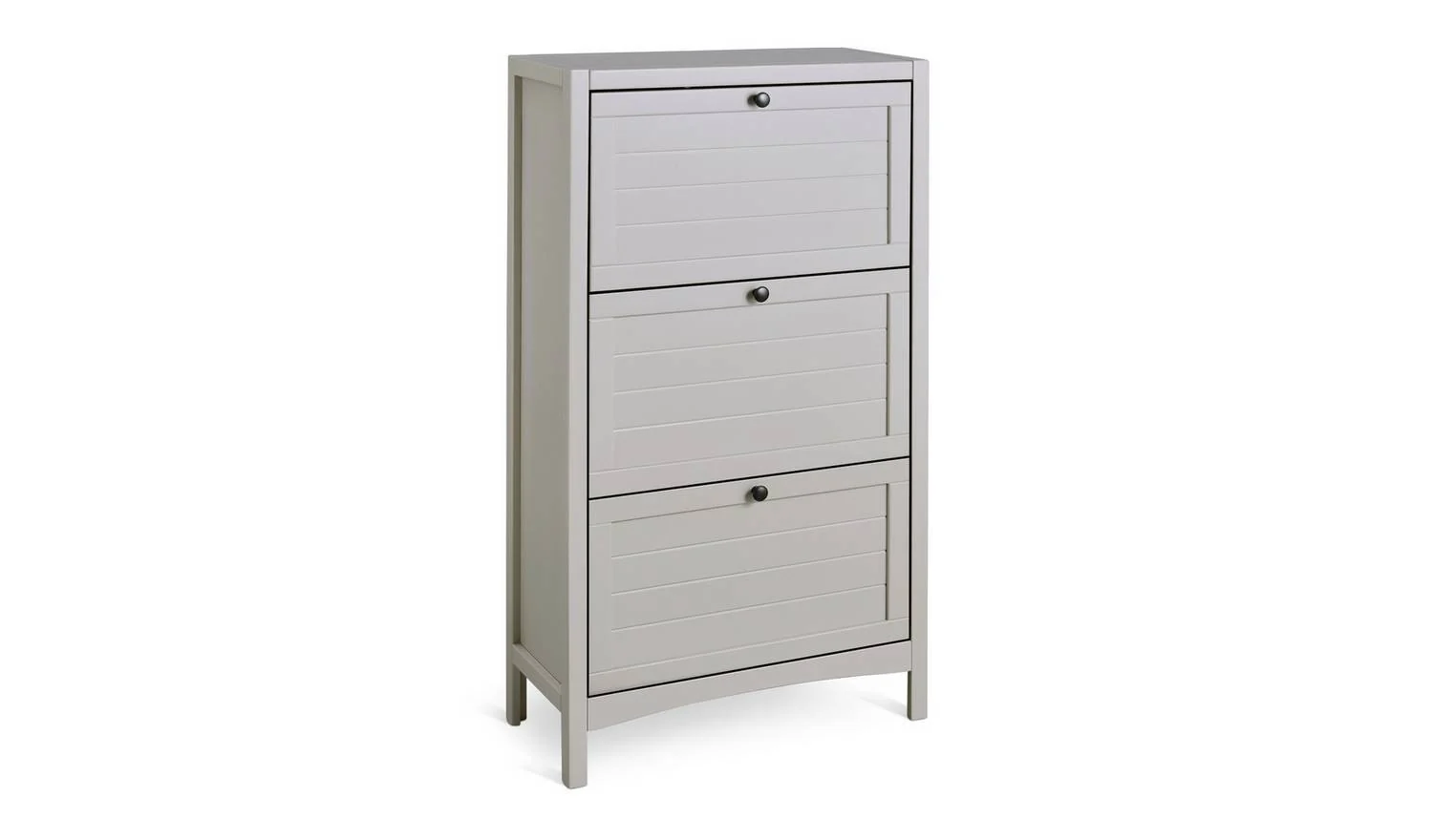 Bournemouth Shoe Storage Cabinet Grey Hallway Entryway Furniture Organiser