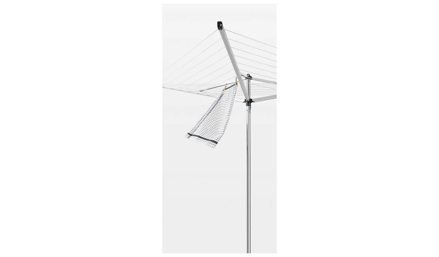 Brabantia Essential 30m 3 Arm Rotary Airer with Ground Tube Garden Dryer - Image 2