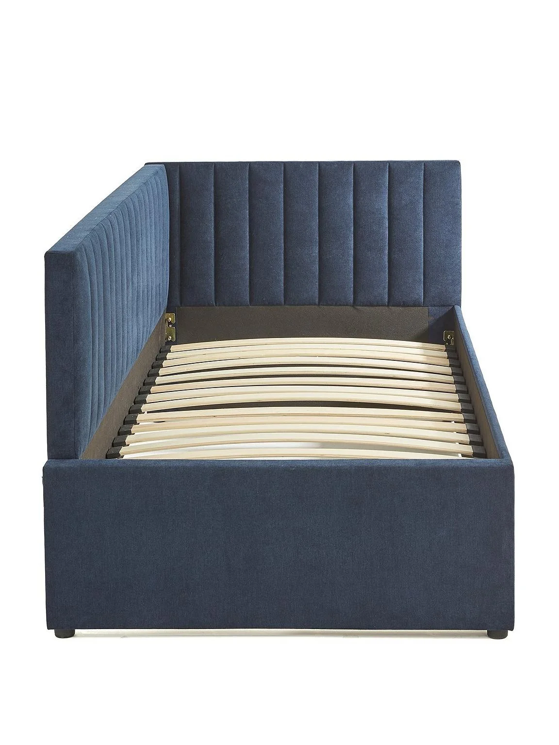 Cabo Connect Fabric Day Bed Blue Sofa Bed Guest Sleeper Trundle UK - Image 2