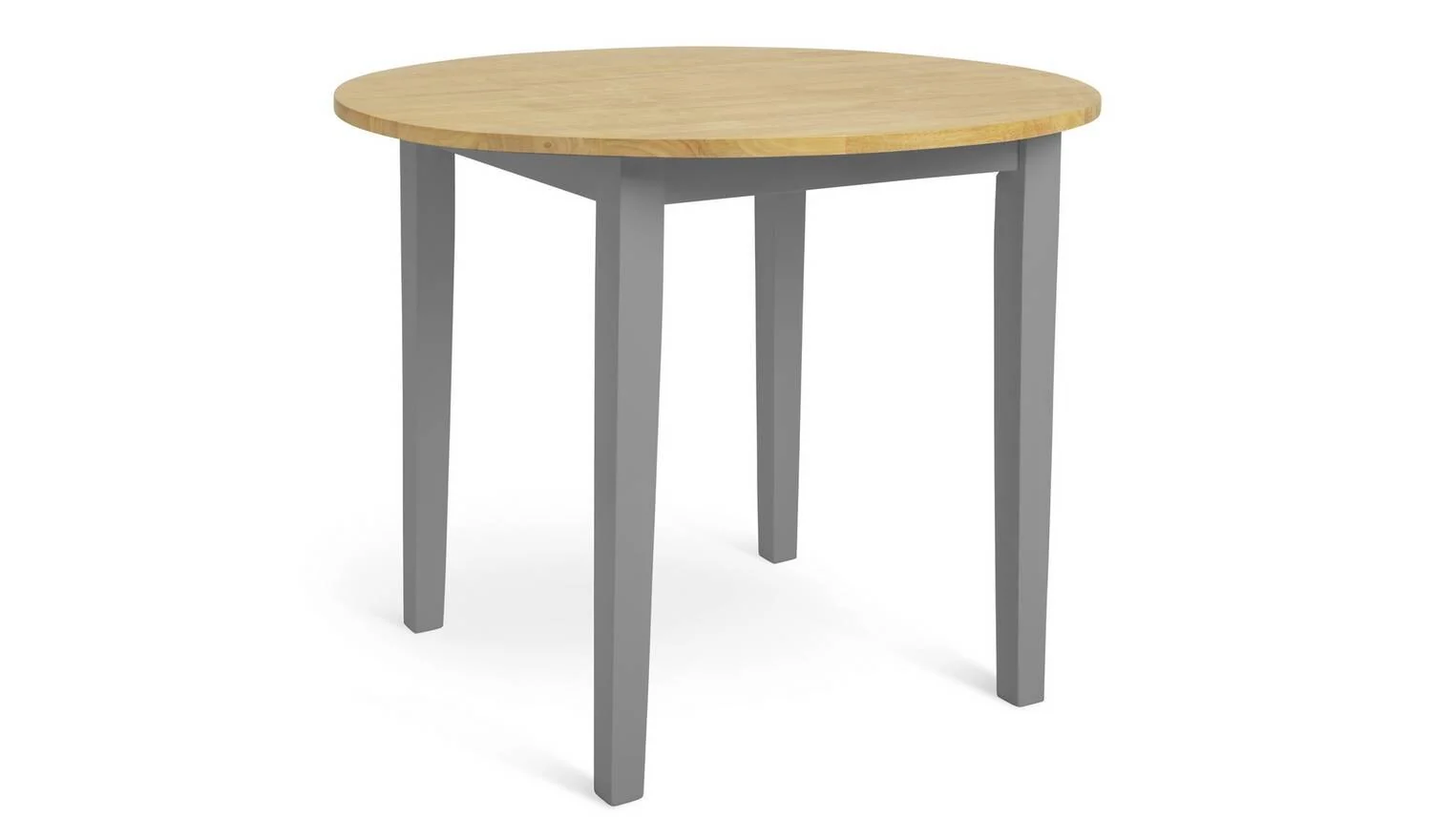 Chicago Solid Wood 2-4 Seater Dining Table Grey Family Dining Room