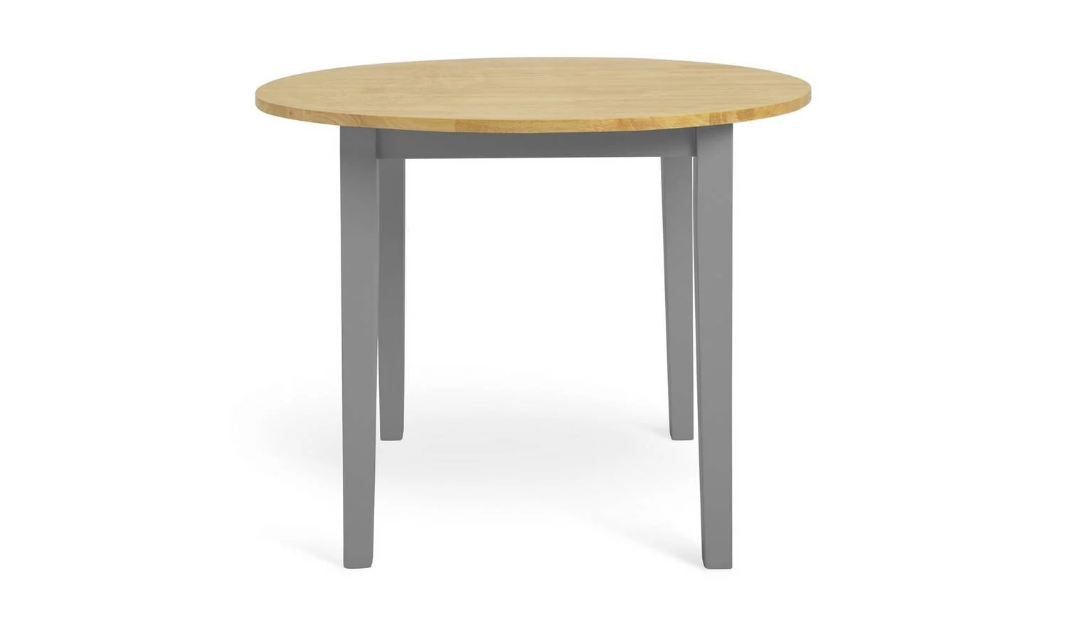 Chicago Solid Wood 2-4 Seater Dining Table Grey Family Dining Room - Image 2