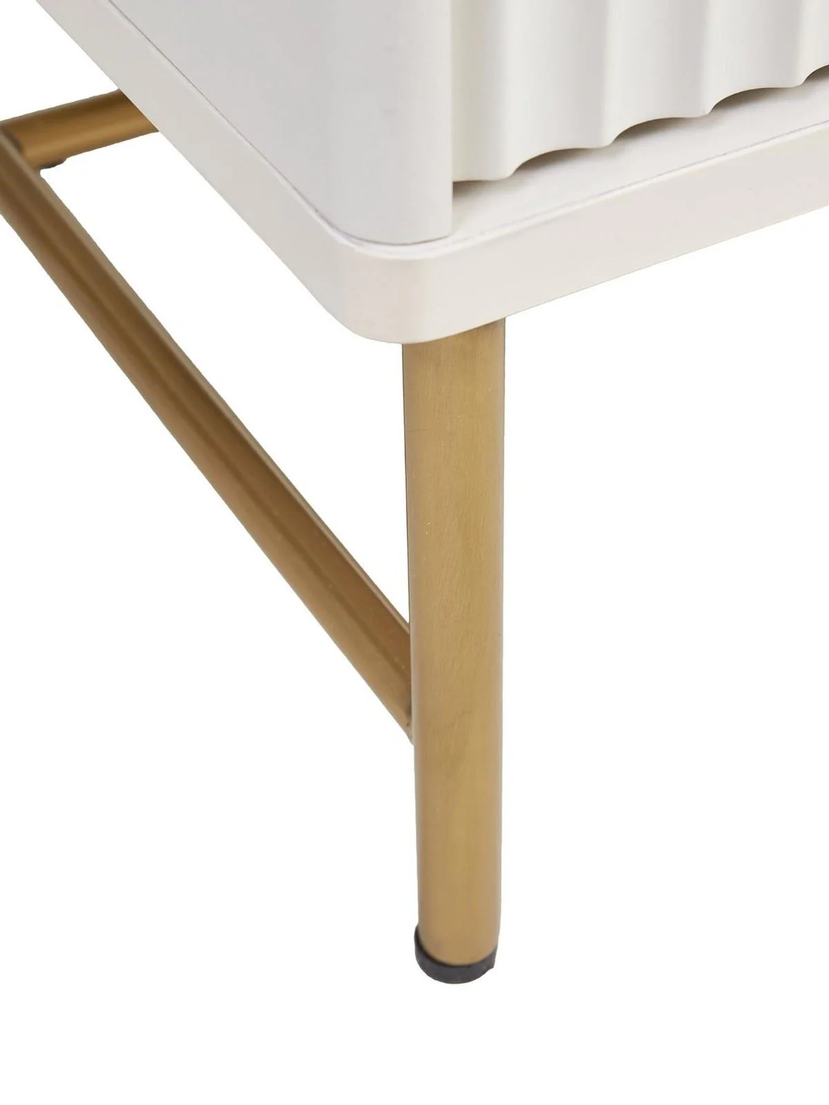 Cora TV Unit Ivory Brass | Fits 60 Inch TV | Mid-Century Modern | Fast Delivery - Image 6