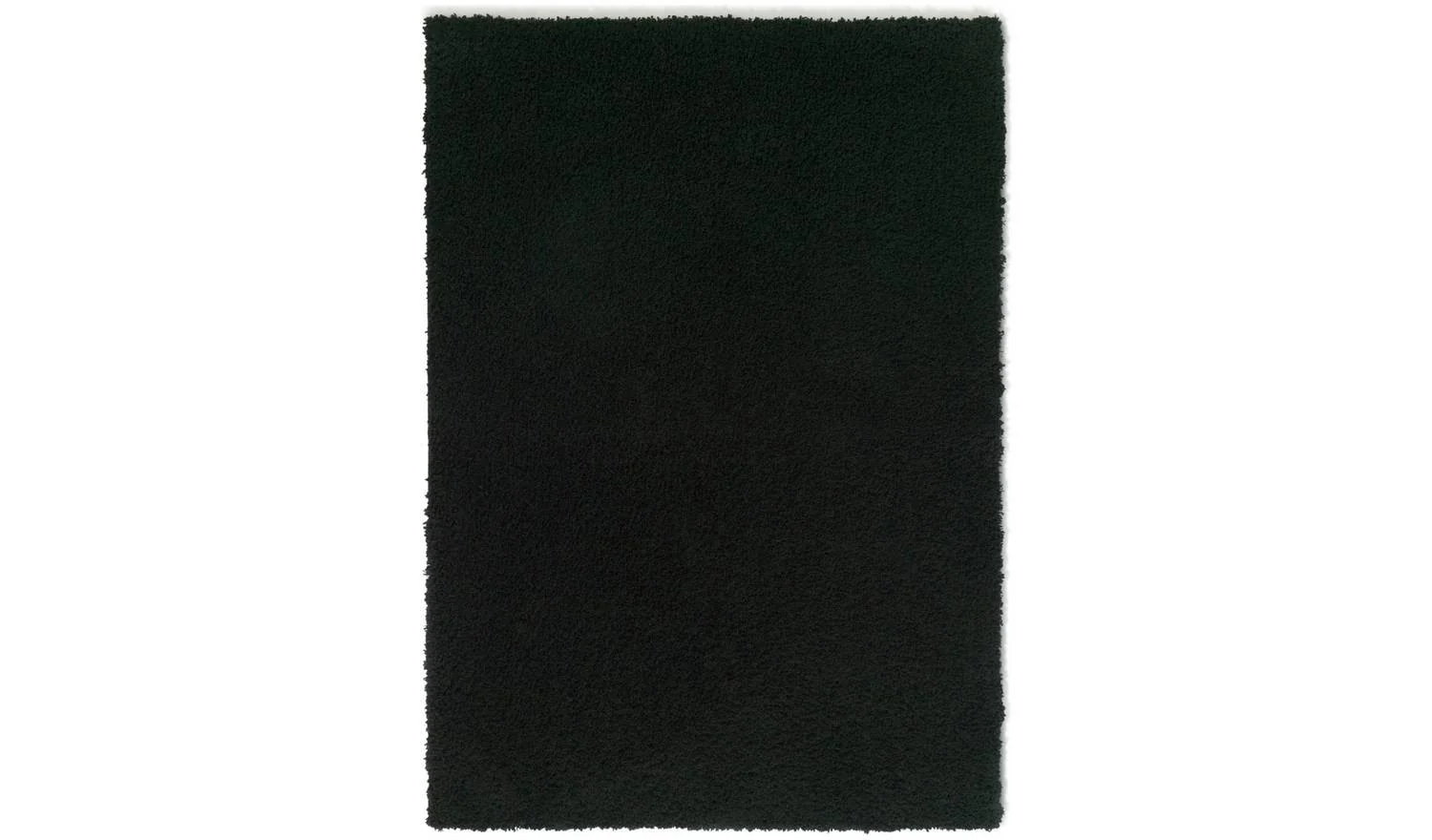 Cosy Black Shaggy Rug 160x230cm Living Room Bedroom Floor Soft