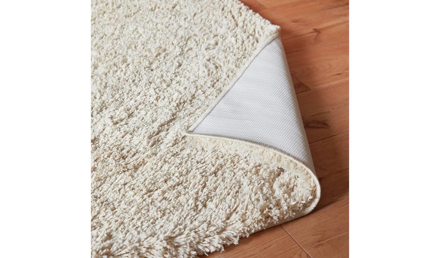 Cosy Ivory Cut Pile Rug 120x170cm Modern Home Decor Comfortable - Image 4