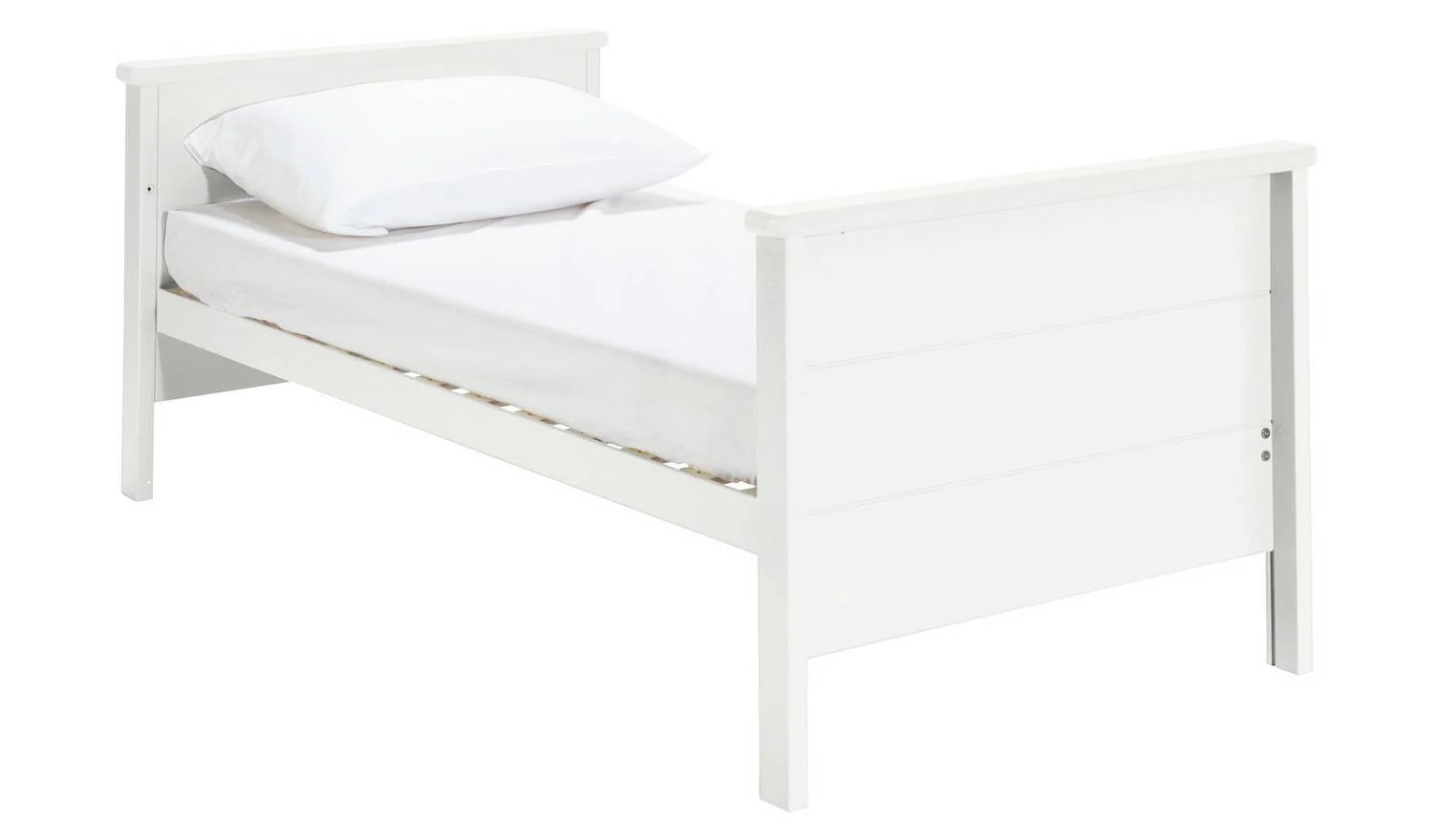 Cuggl Canterbury Nursery Cot Bed White Stylish Kids Bedroom Furniture - Image 2