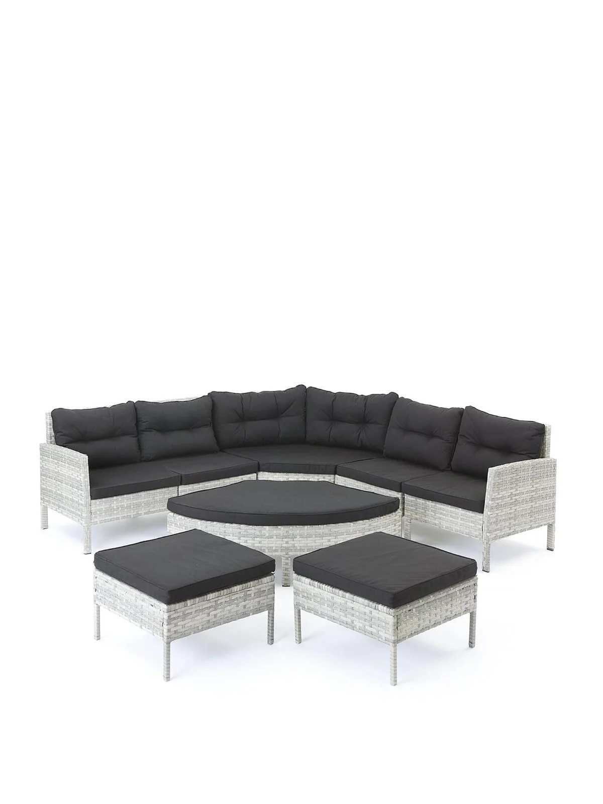 Desert 8-Piece Multi Position Corner Set Elegant Cozy Outdoor Garden Furniture - Image 2
