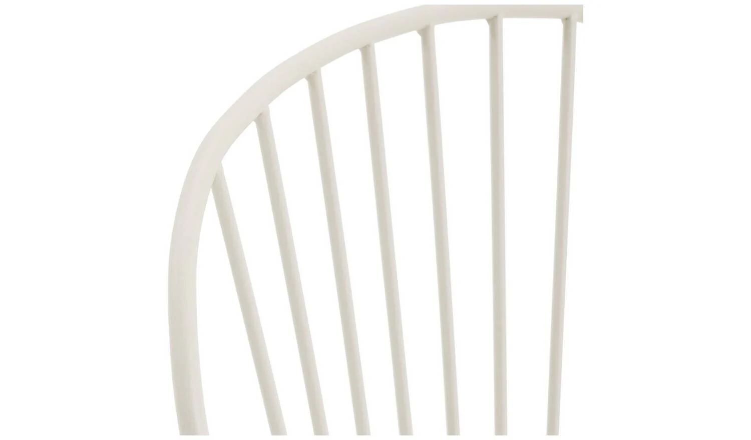 Elara 2 Seater Metal Garden Bistro Set White Patio Furniture Table Chairs - Image 7