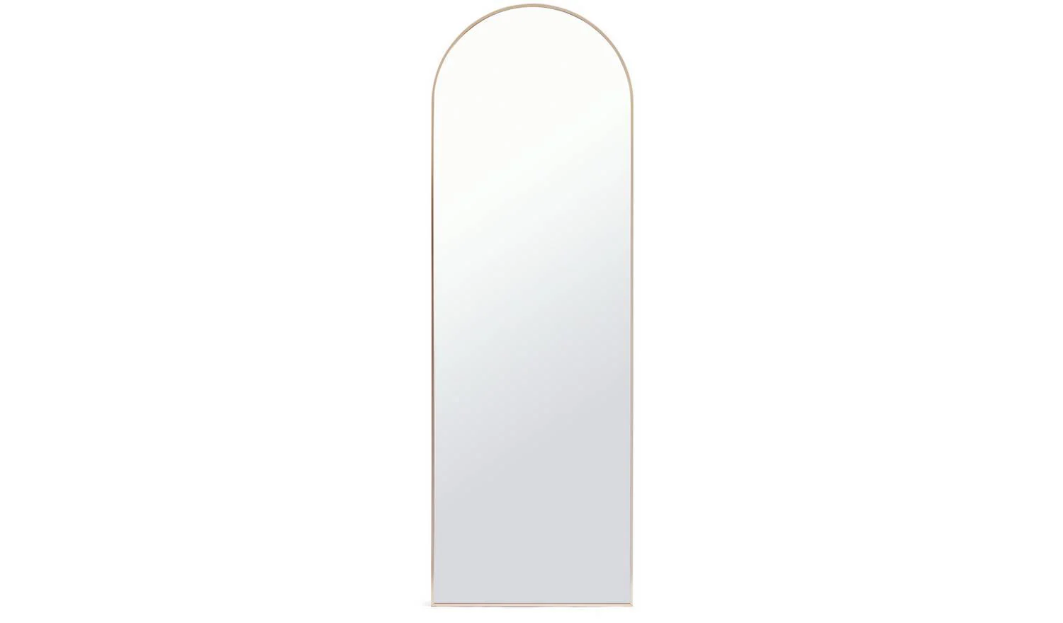 Gold Effect Full Length Arch Wall Mirror 150x50cm For Hallway Living Room - Image 3