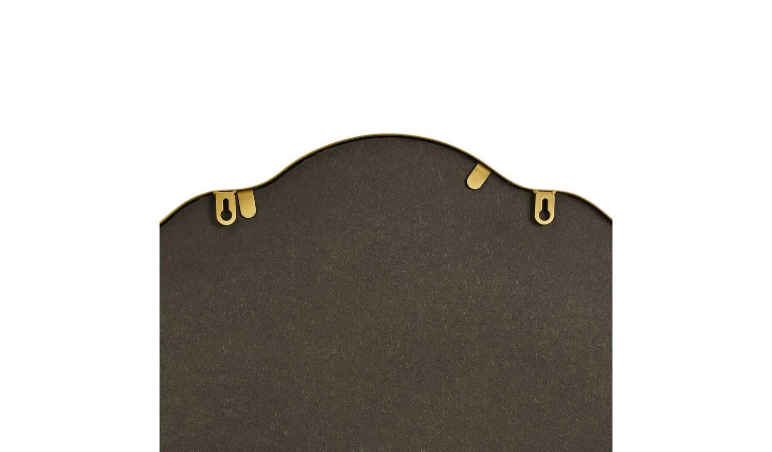 Gold Full Length Curved Wall Mirror 140x60cm Arched Design Hallway Decor - Image 4