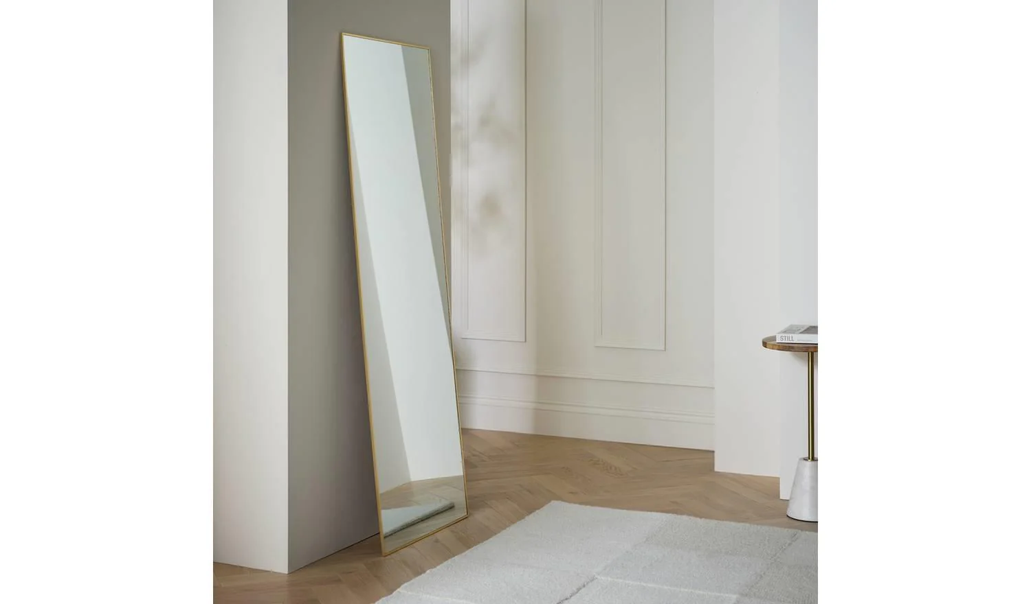 Gold Full Length Wall Mirror 150x50cm Dressing Mirror Bedroom Decor