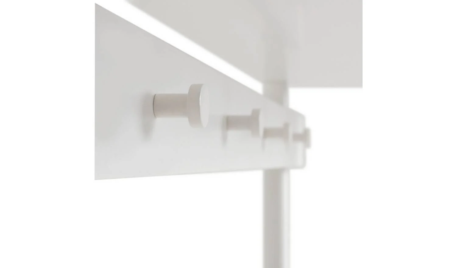 Aden Hallway Tallboy White For Small Spaces Easy Assembly - Image 5