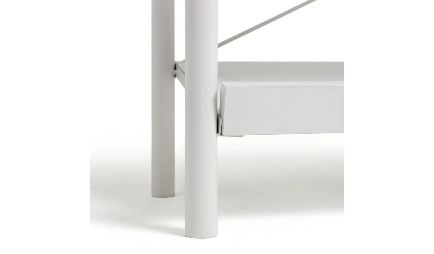 Aden Hallway Tallboy White For Small Spaces Easy Assembly - Image 6
