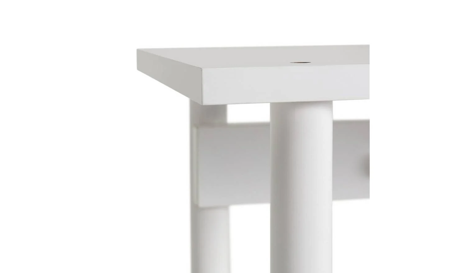 Aden Hallway Tallboy White For Small Spaces Easy Assembly - Image 7