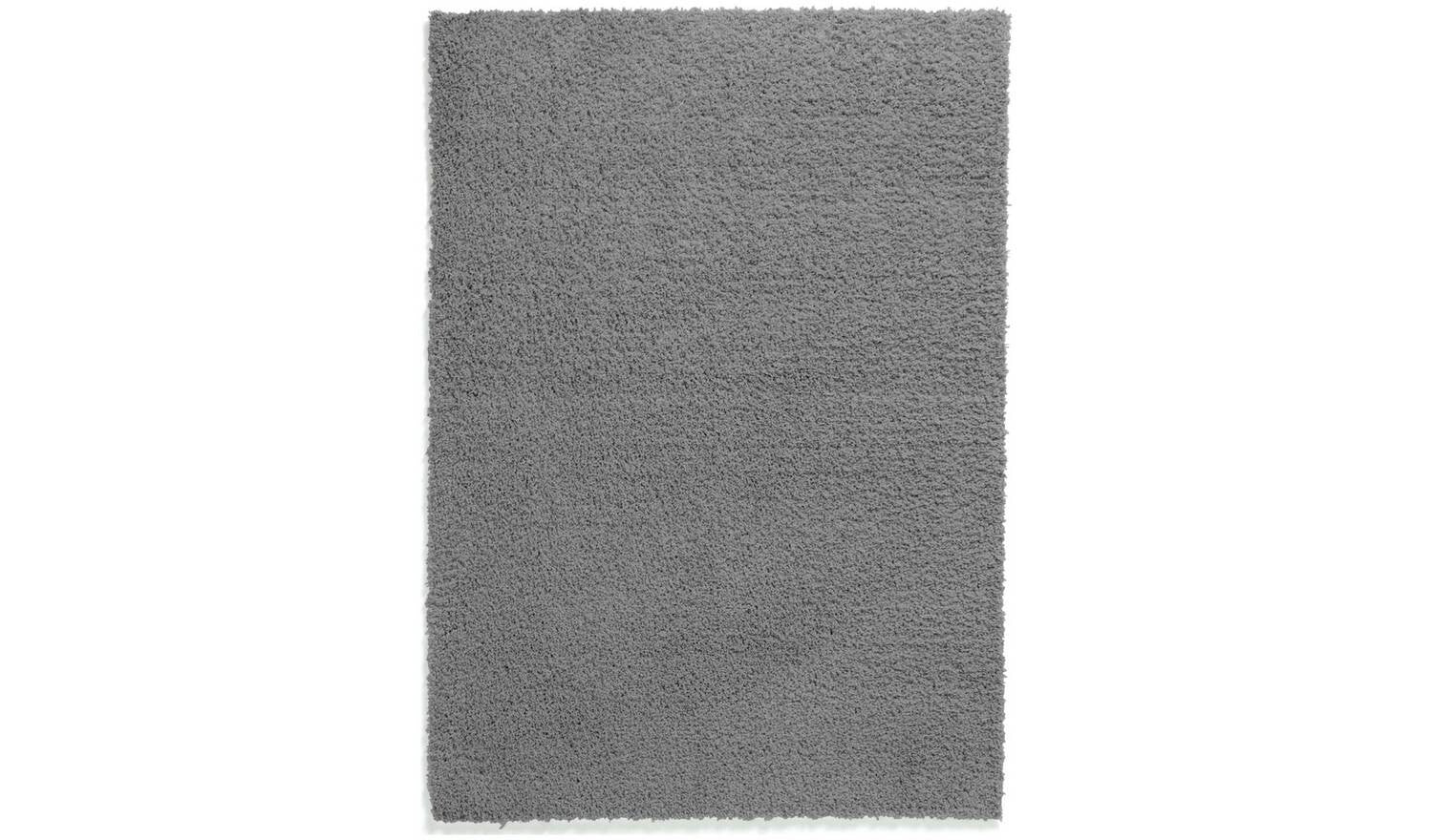 Cosy Flint Grey Shaggy Rug 290x200cm Large Living Room Bedroom Floor