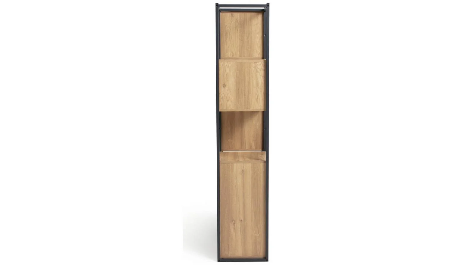 Loft Living Tall Shelving Unit Light Oak Modern Storage Bookcase Furniture - Image 4