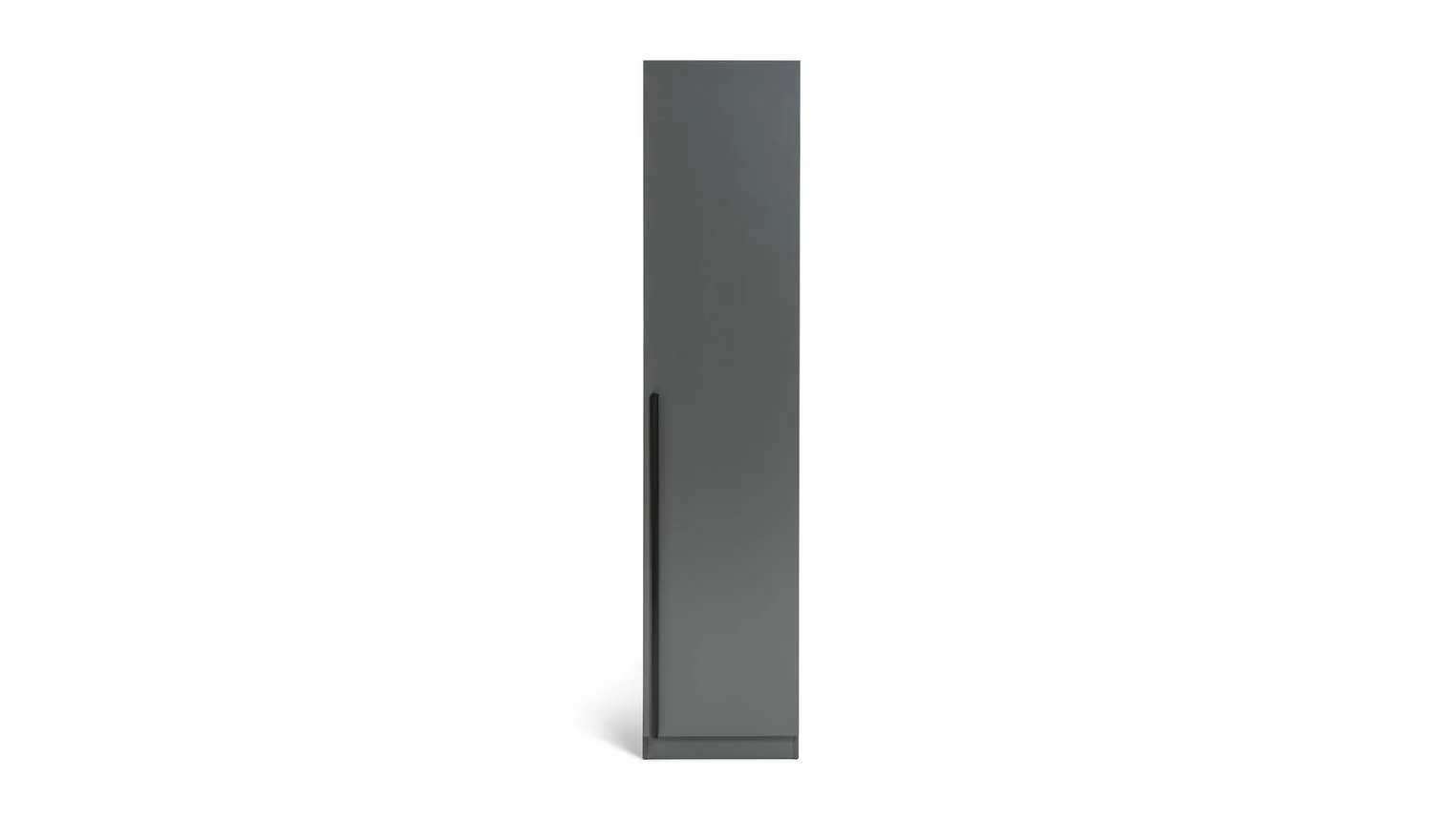 Munich 1 Door Wardrobe Anthracite Compact Freestanding Storage