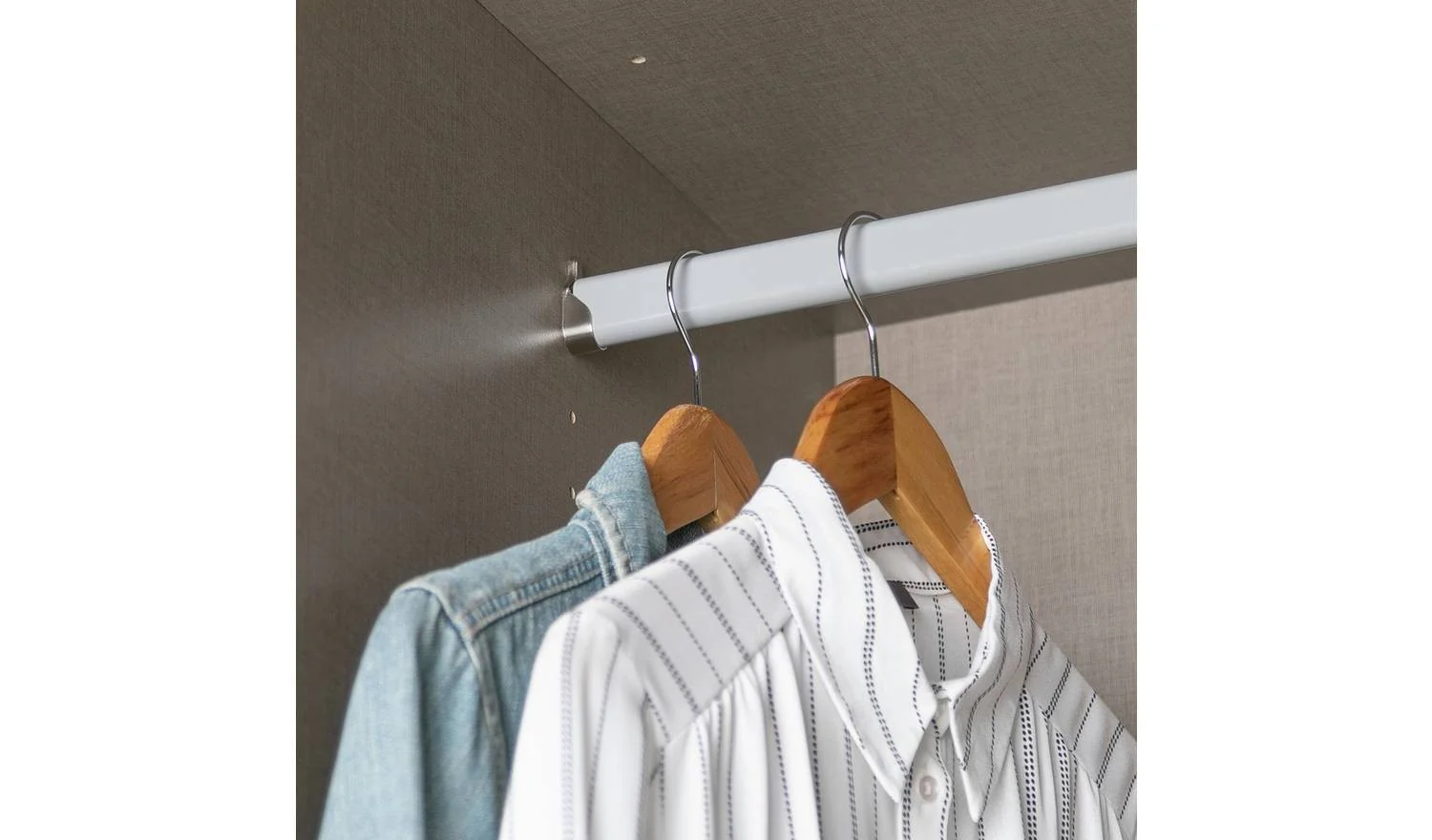 Munich 1 Door Wardrobe Anthracite Compact Freestanding Storage - Image 5