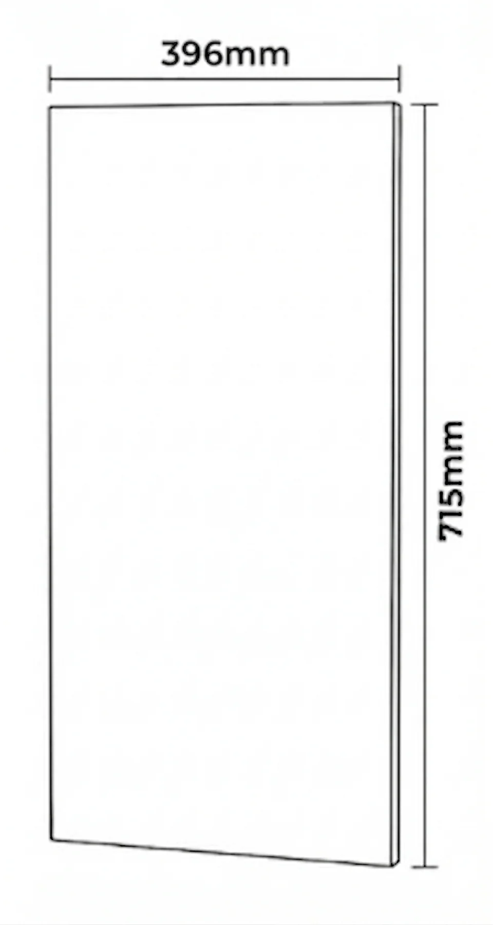 Kitchen Cabinet Doors 400mm Light Grey 18mm Luxury Replacement Outlet Cheap Fronts - Image 3