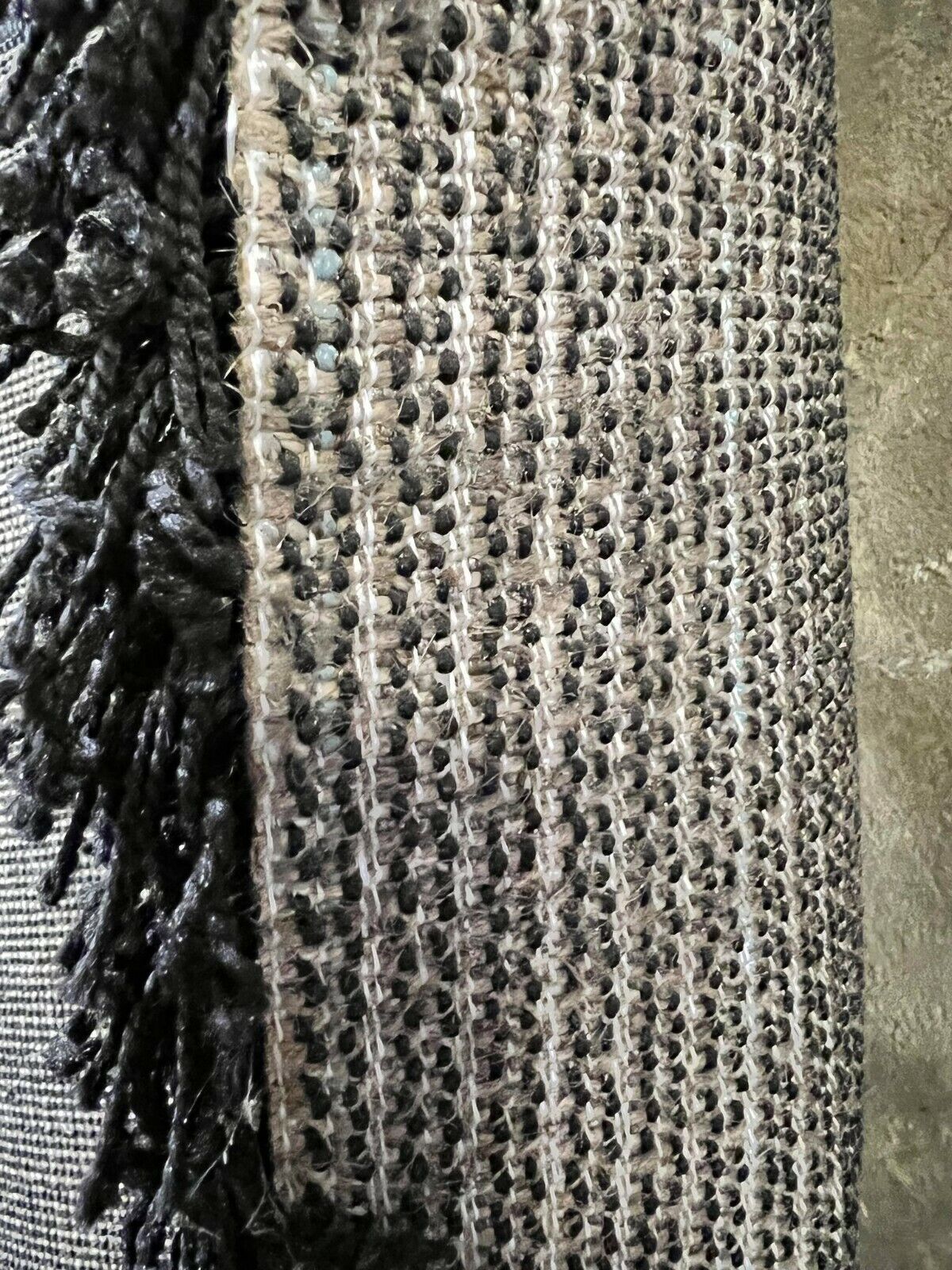 Large Black Area Rug 160 x 230 Carpet 7ft Living Room - Image 2