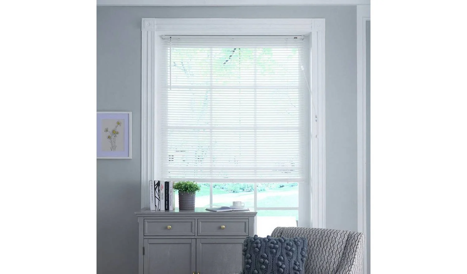 Little Black Book 25mm Basswood White Venetian Blind 90x160cm Light Filter