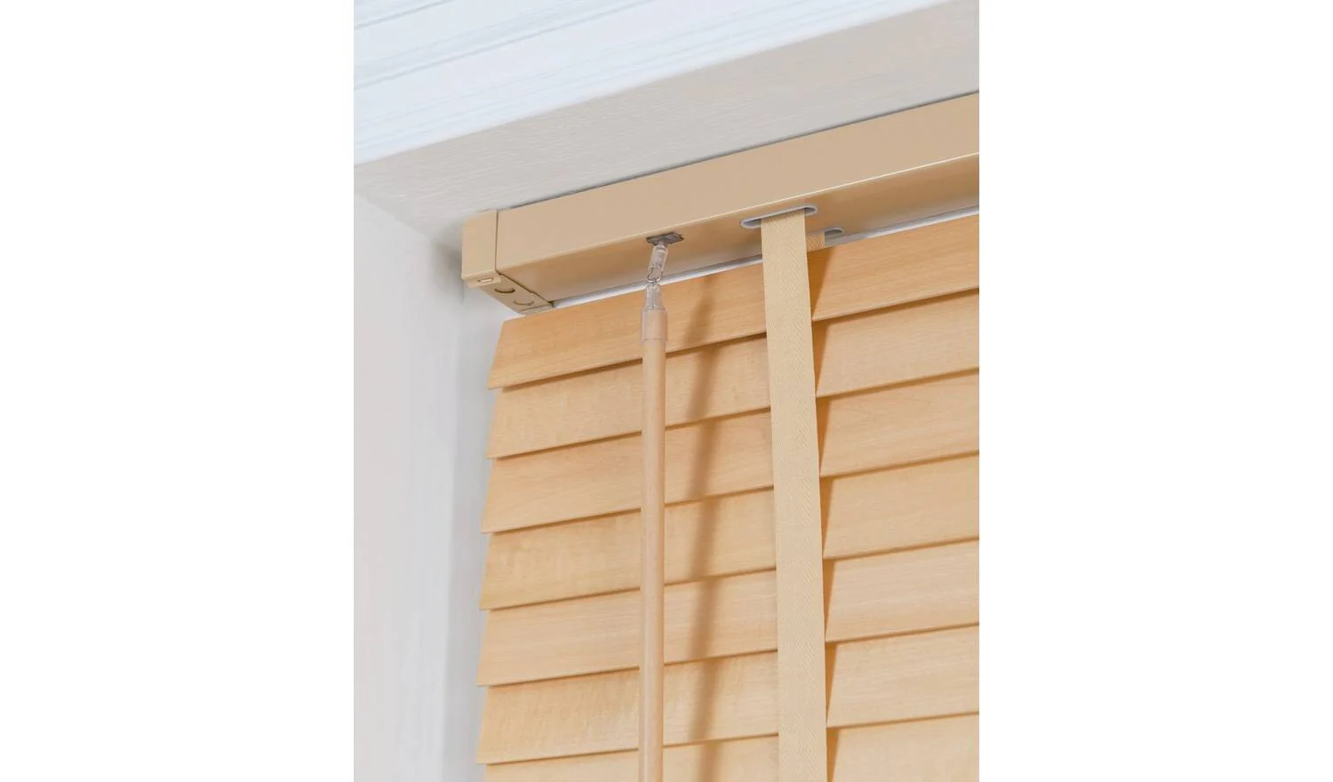 Little Black Book 25mm Venetian Blind Natural 100x130cm Privacy Room - Image 3
