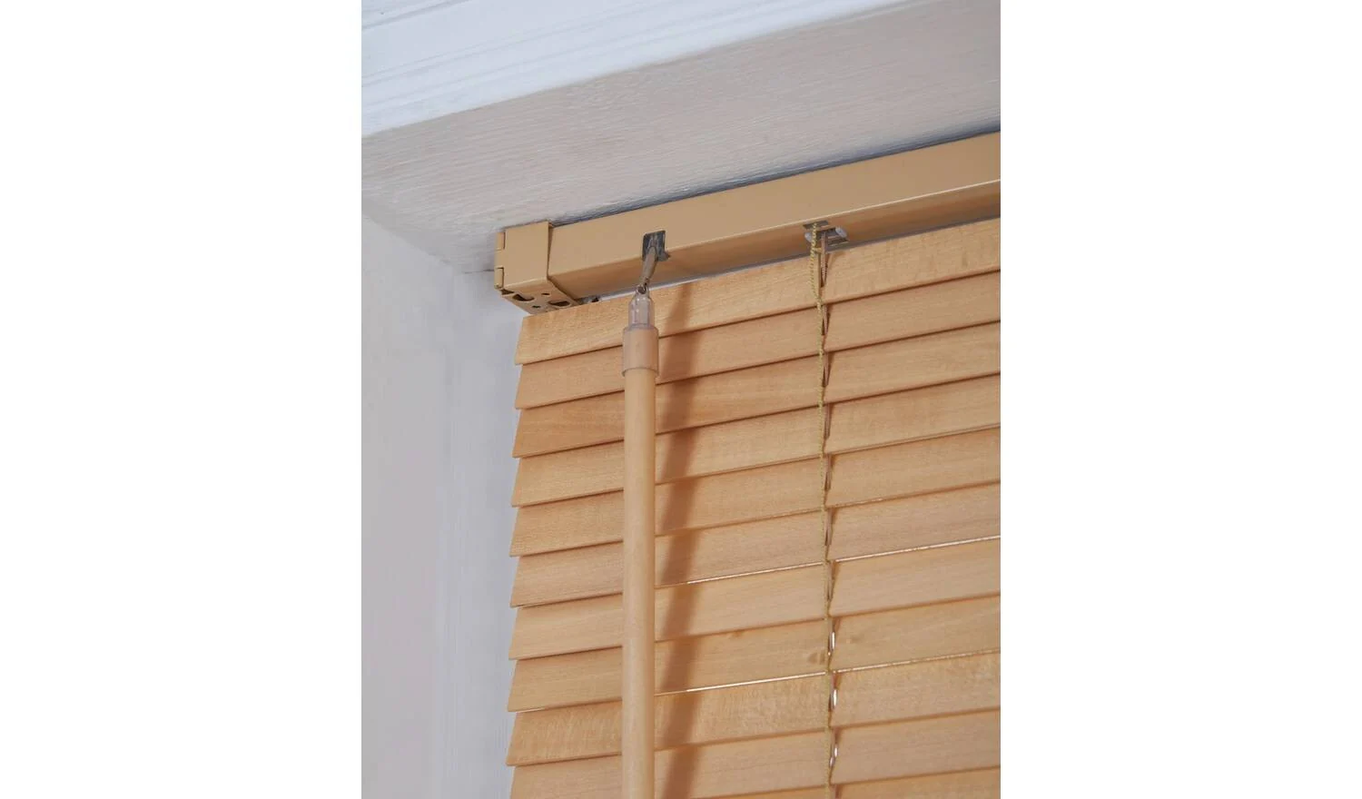 Little Black Book 25mm Venetian Blind Natural 70x160cm Privacy - Image 2