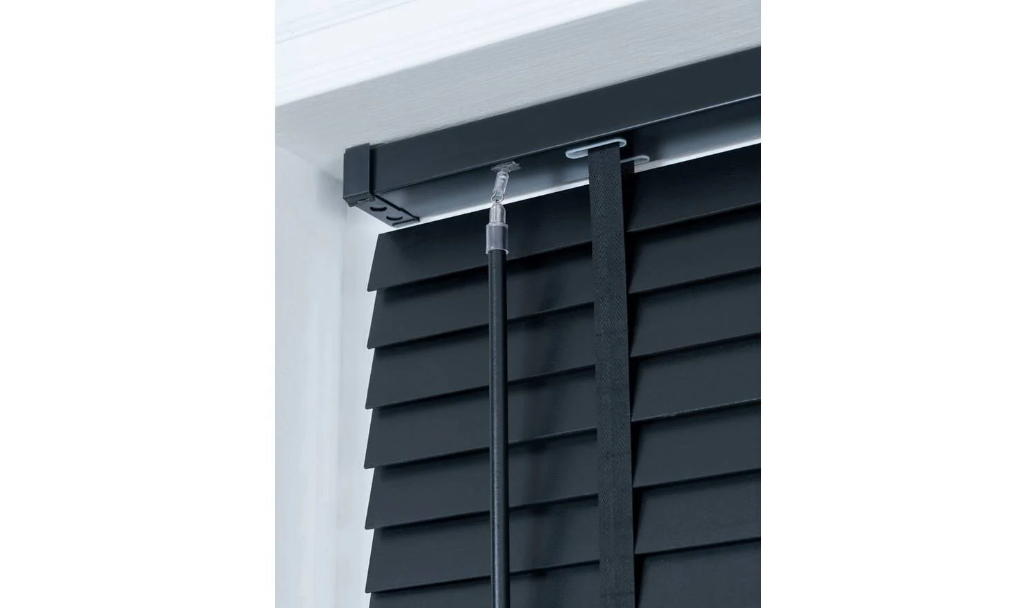 Little Black Book 50mm Venetian Blind Slate Grey 150x160cm Privacy - Image 2