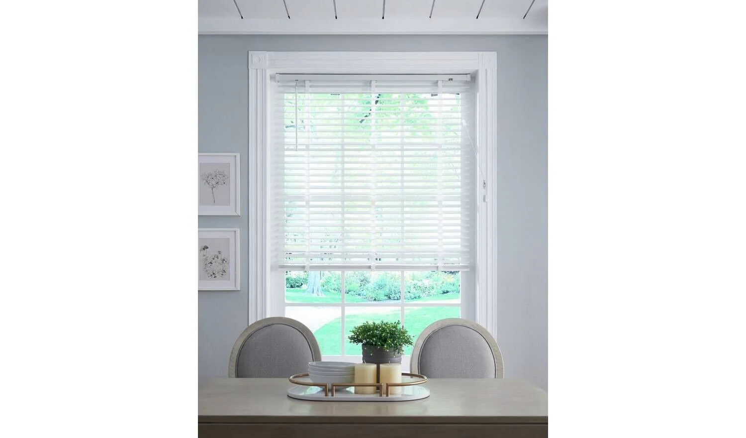 Little Black Book 50mm Venetian Blind W140xL160cm White Window Treatment