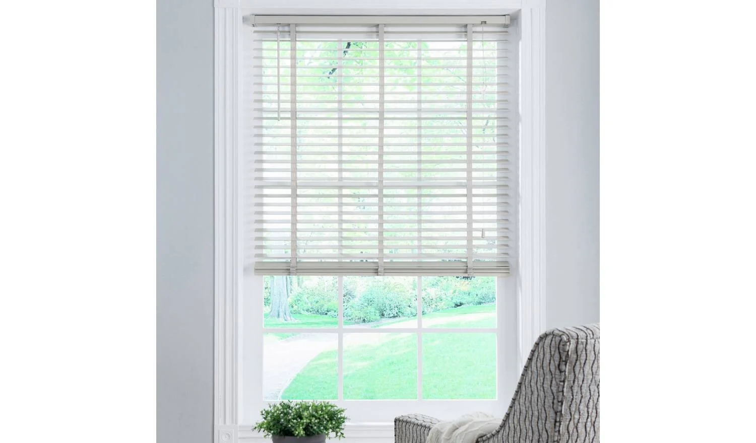 Little Black Book 50mm Venetian Blind Warm Grey 60x130cm Room Darkener