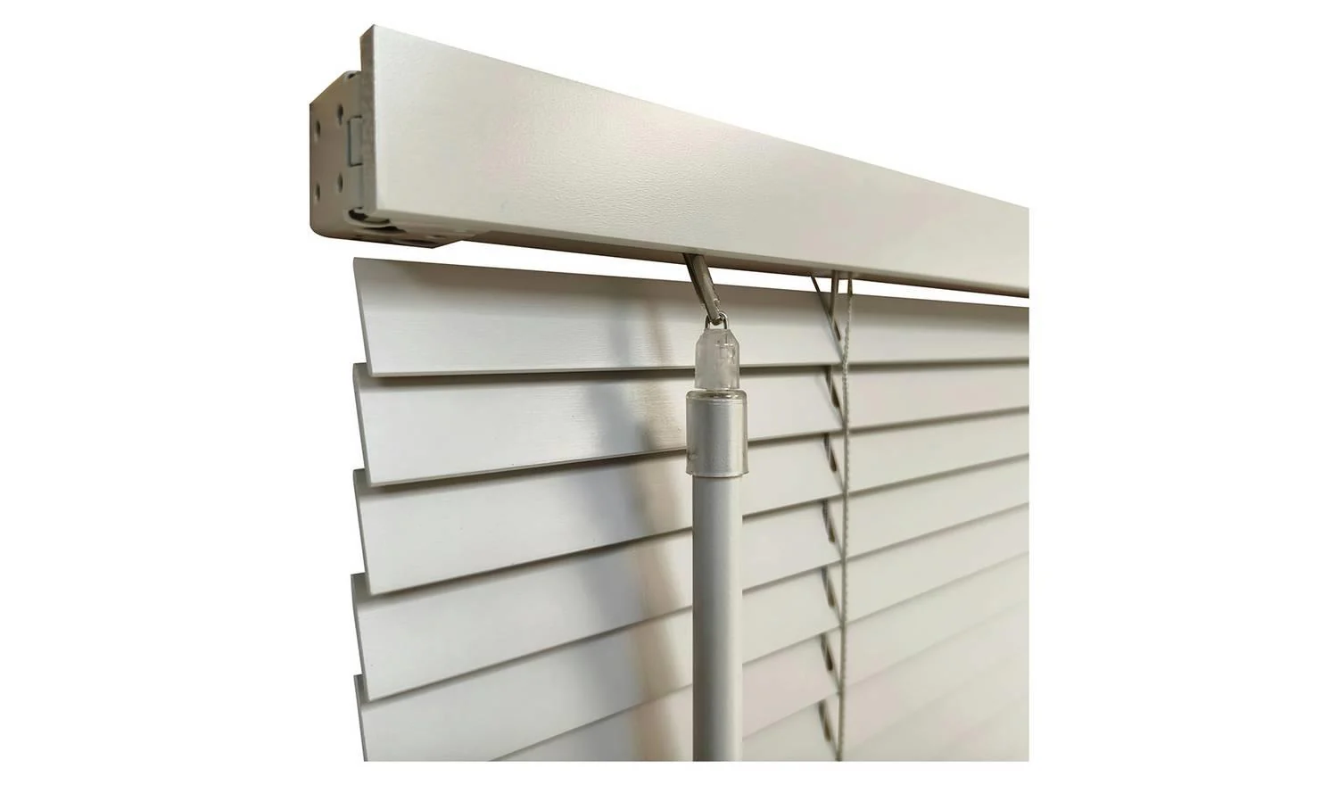 Little Black Book Basswood Grey 25mm Venetian Blind 80x130cm Window Treatment - Image 3