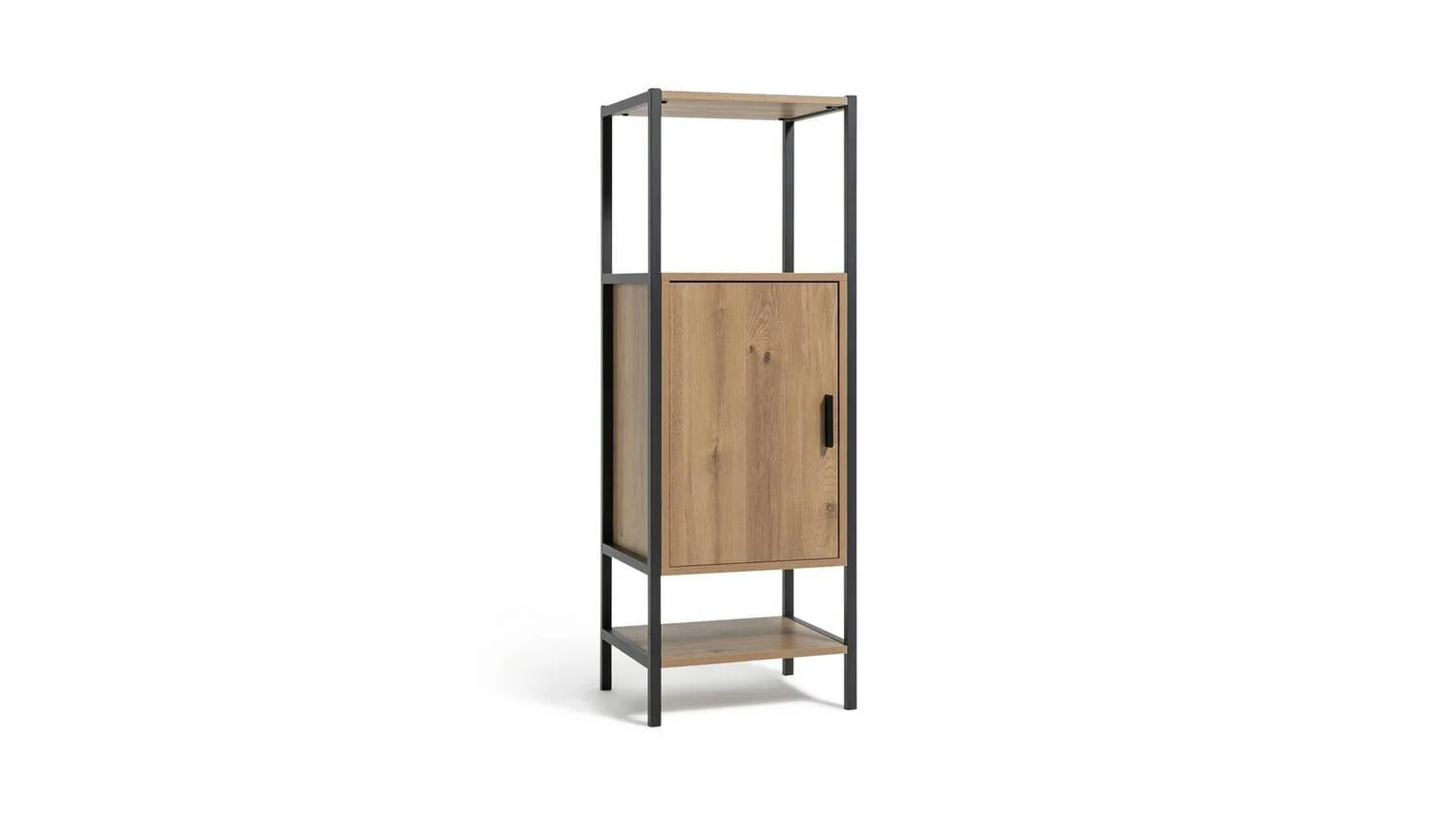Loft Living 1 Door Cabinet Oak Bathroom Furniture UK