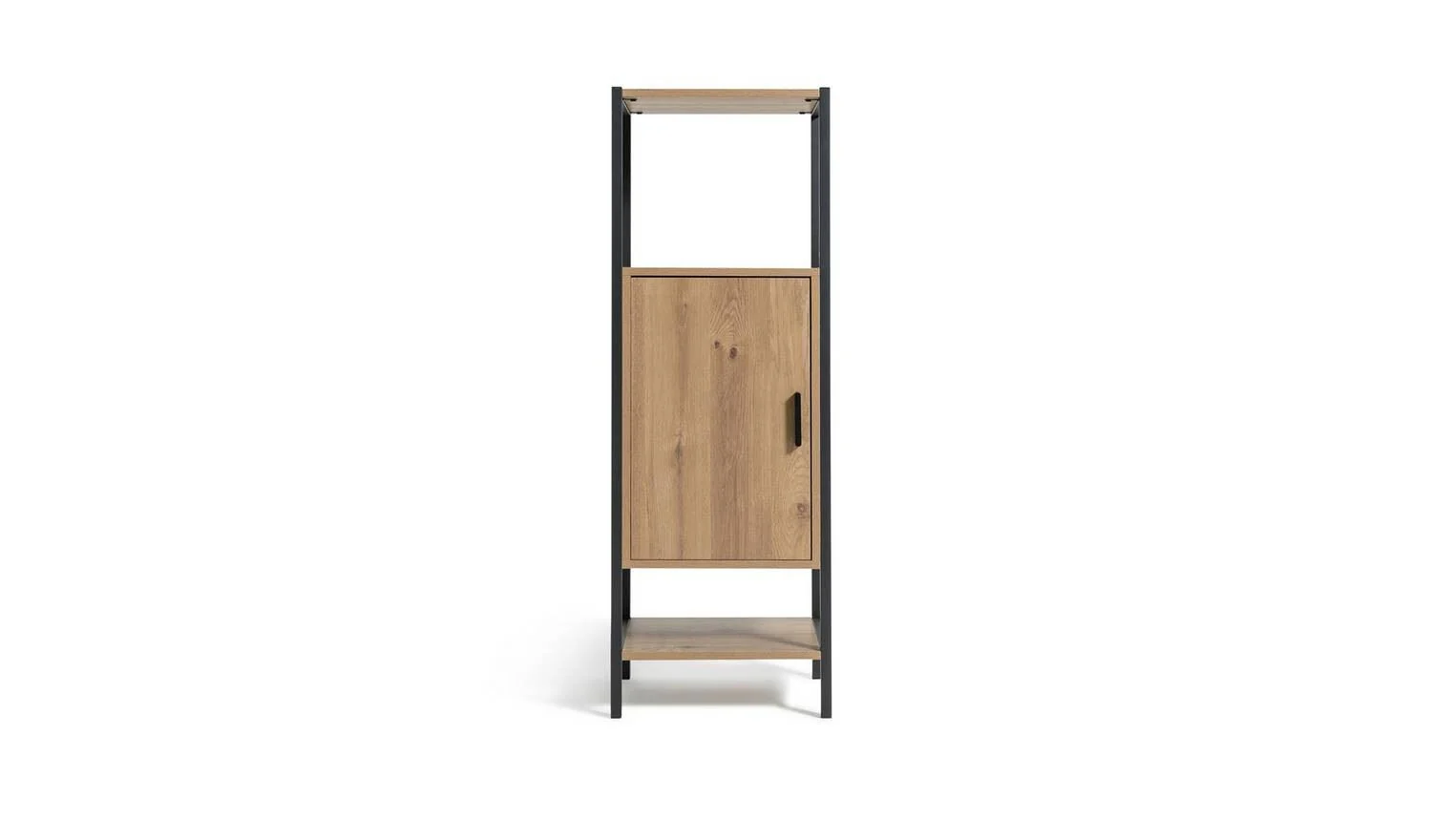 Loft Living 1 Door Cabinet Oak Bathroom Furniture UK - Image 4