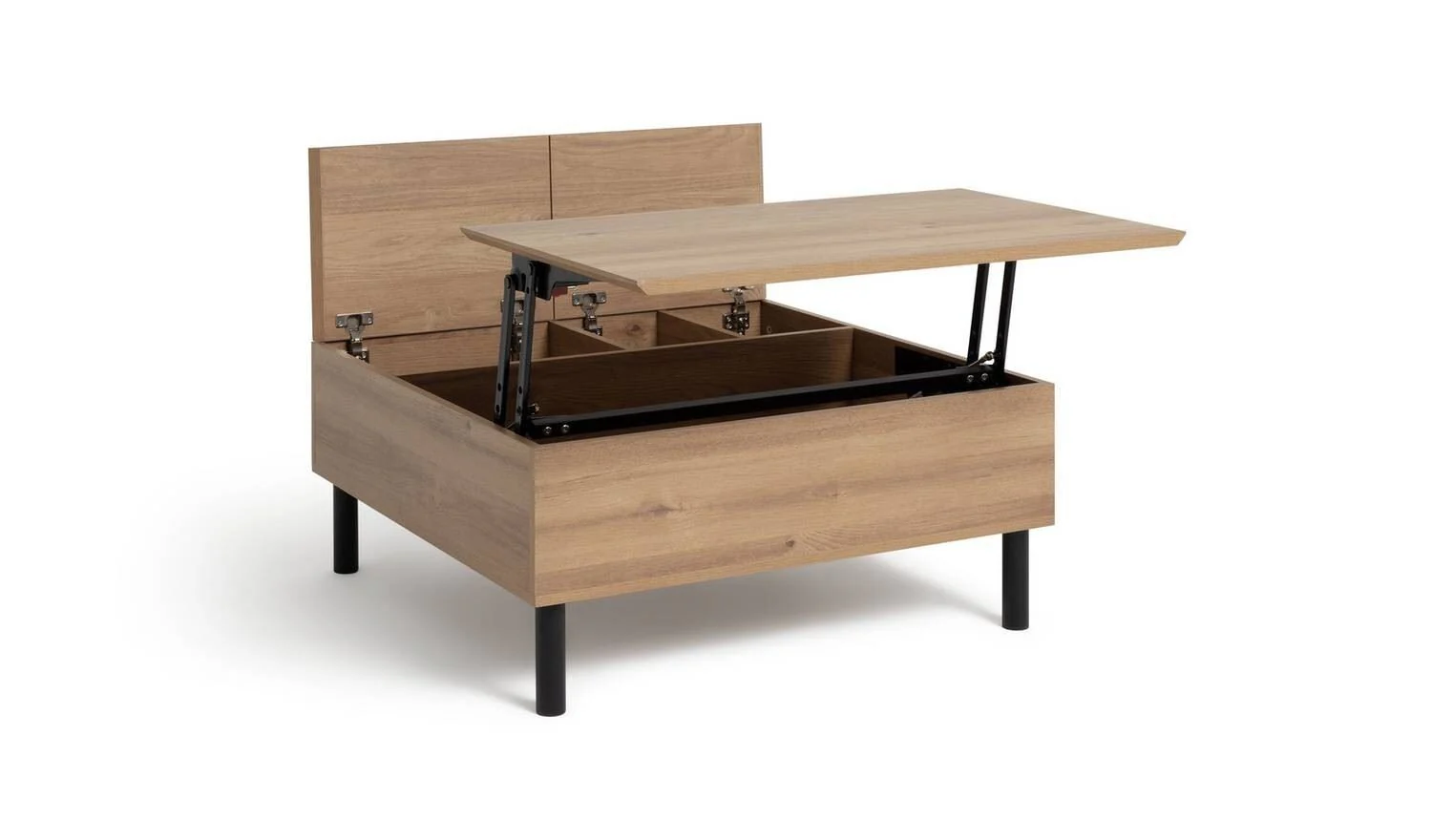 Loft Living Lift Up Coffee Table Oak Modern Living Room Furniture