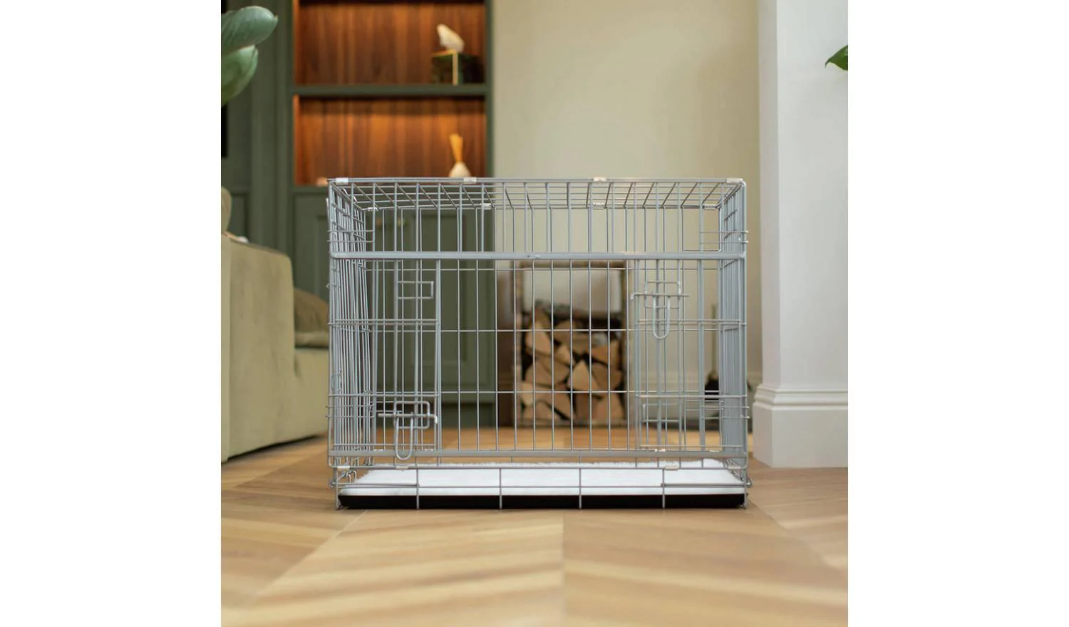Lords & Labradors Heavy Duty Sliding Door Crate Large Dog Cage Furniture Style - Image 5