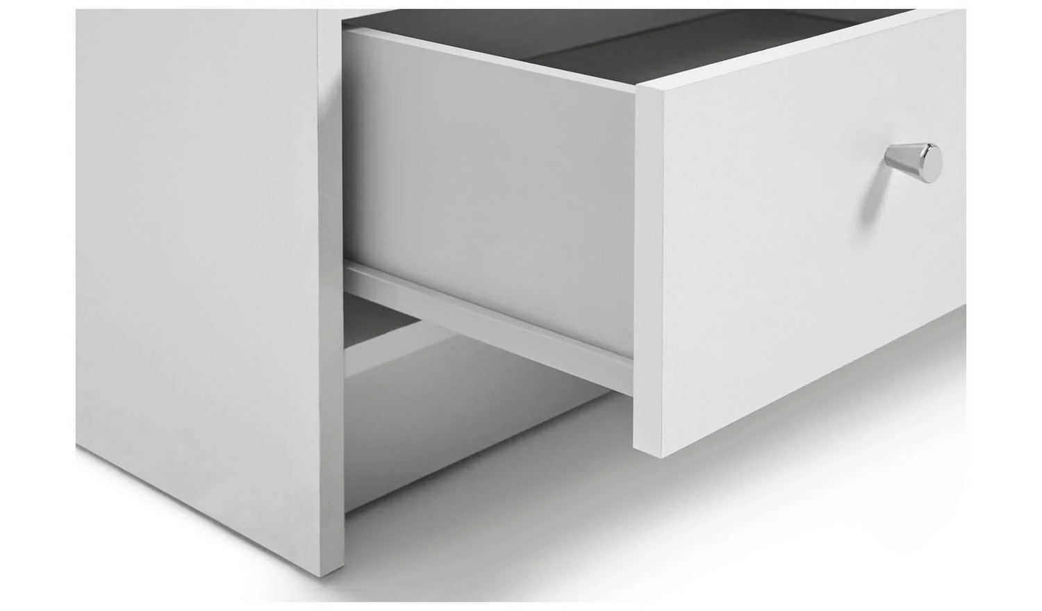 Malibu 2 Door 2 Drawer Wardrobe White Storage Organiser Bedroom Furniture - Image 6