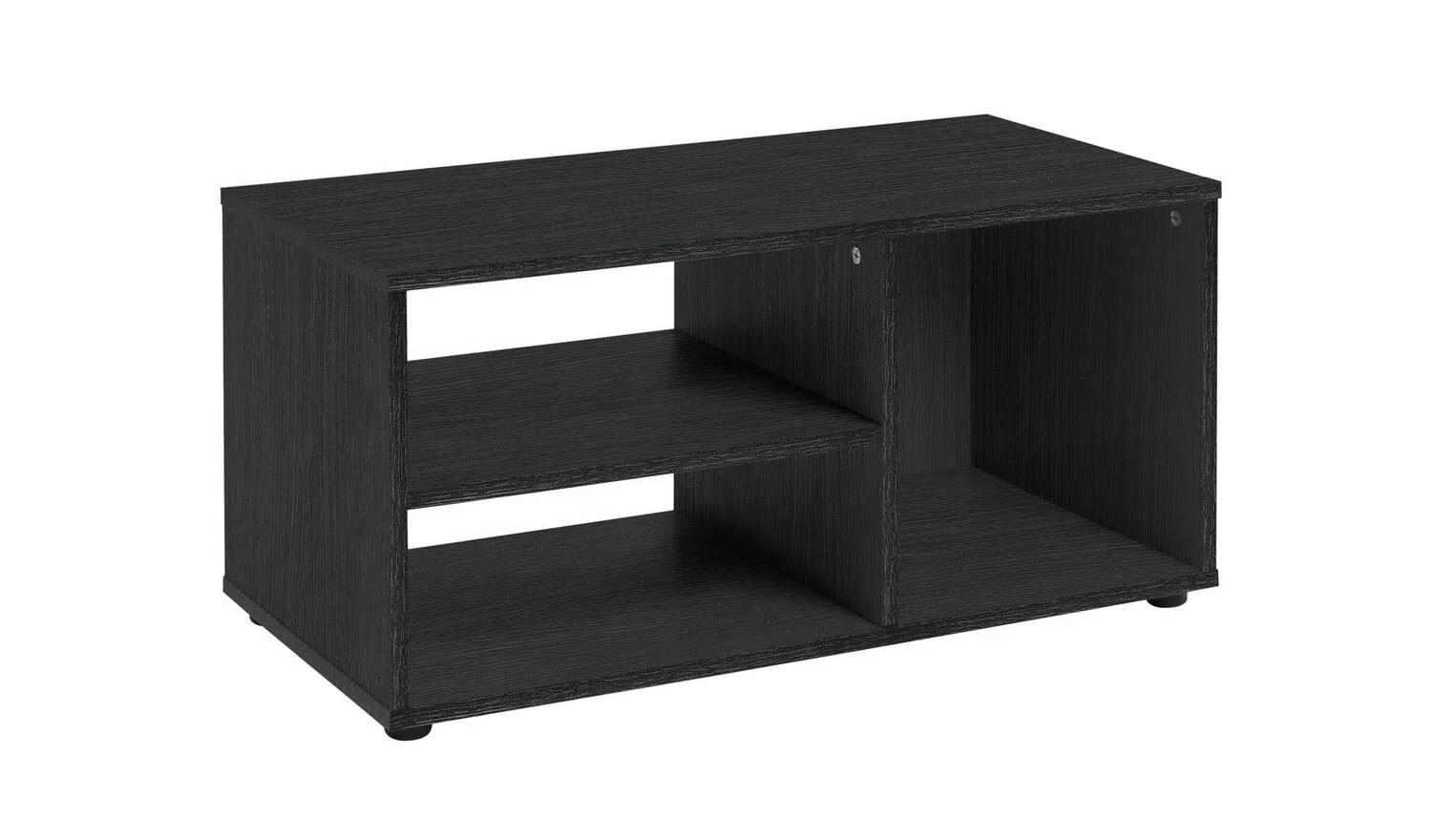 Malibu TV Unit Black Media Stand Storage Cabinet Living Room Furniture