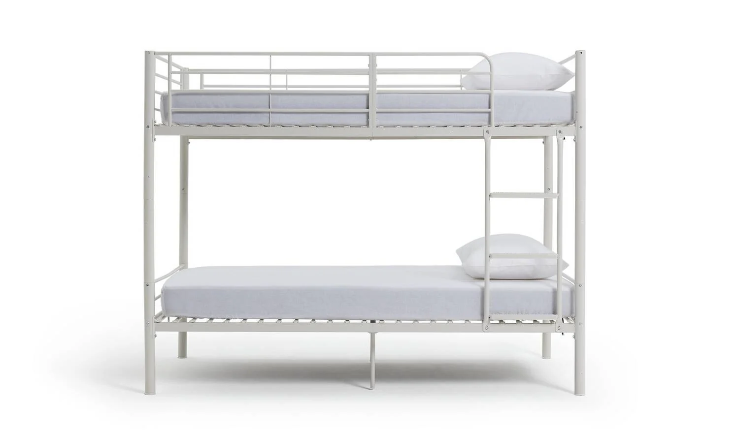 Mason Metal Bunk Bed White Kids Childrens Bunkbed With Ladder - Image 3