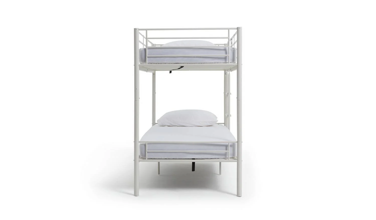 Mason Metal Bunk Bed White Kids Childrens Bunkbed With Ladder - Image 4