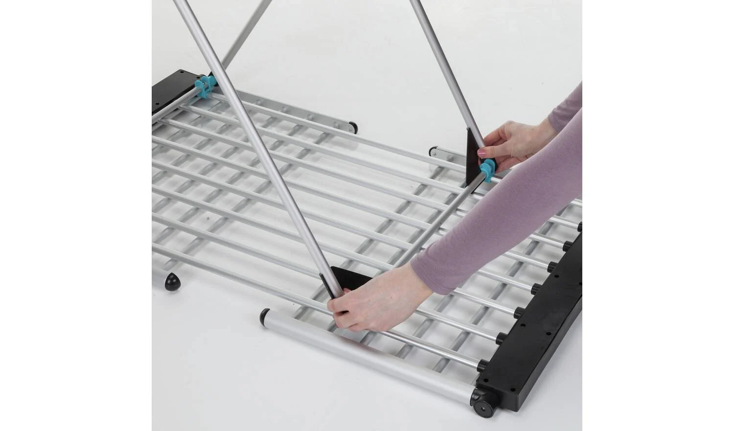 Minky Wing 12m Heated Clothes Airer with Cover Indoor Drying Rack - Image 8